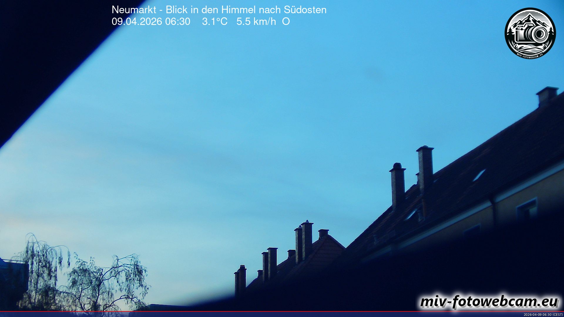 Archiv Foto Neumarkt in der Oberpfalz: Wetter-Webcam Richtung Südosten