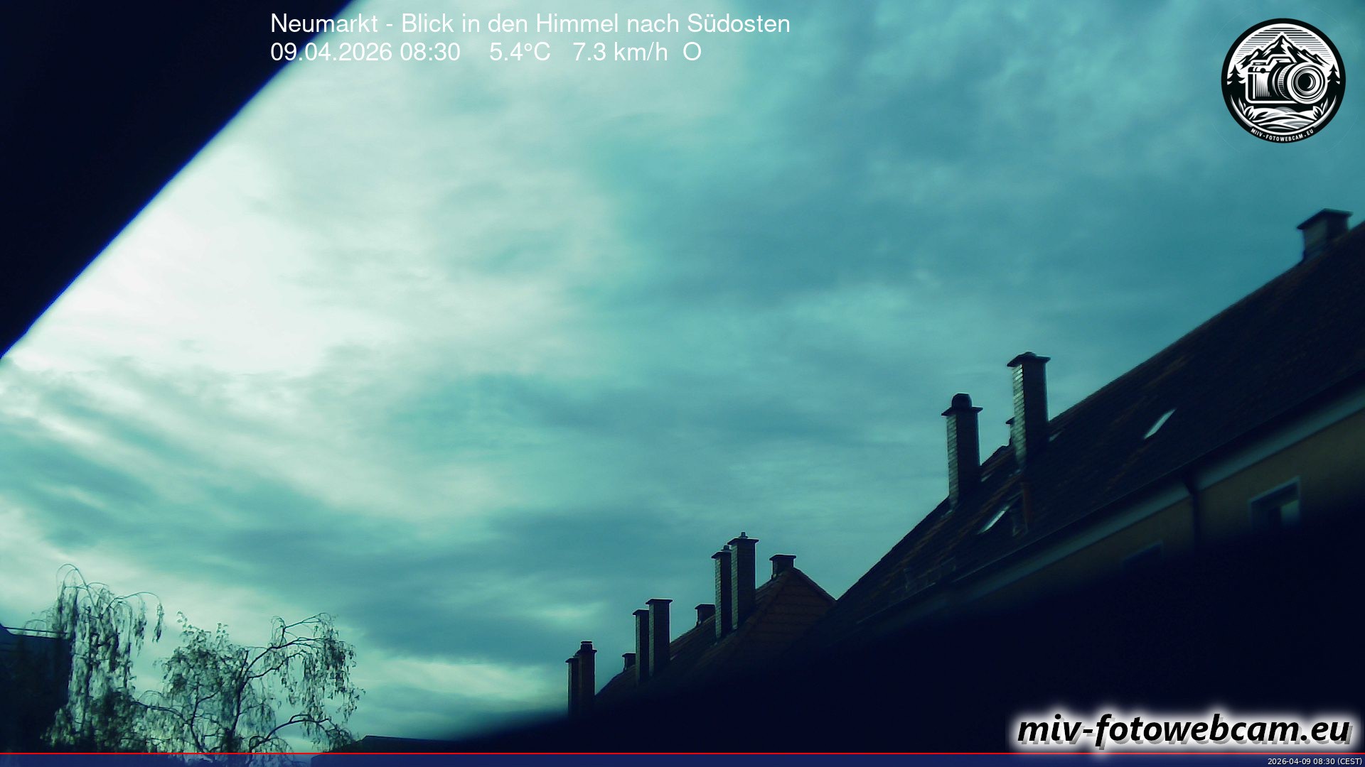 Archiv Foto Neumarkt in der Oberpfalz: Wetter-Webcam Richtung Südosten