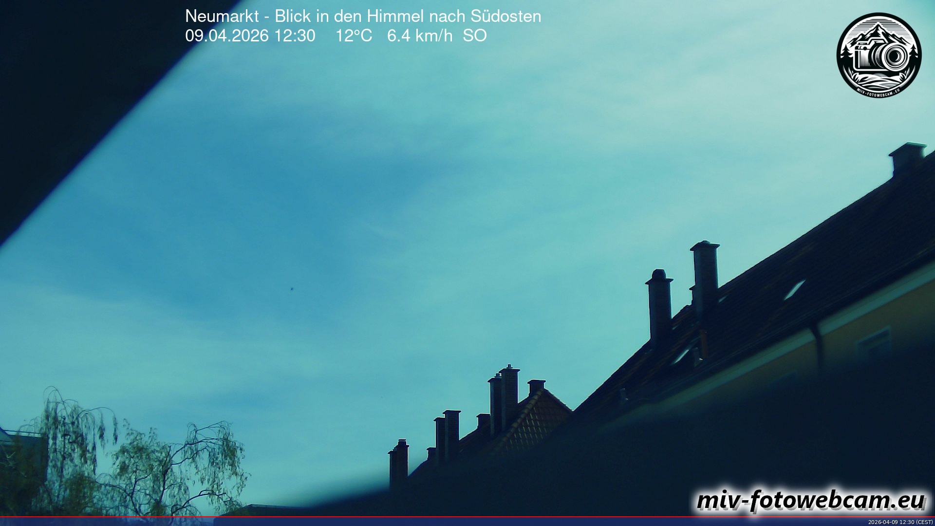 Archiv Foto Neumarkt in der Oberpfalz: Wetter-Webcam Richtung Südosten