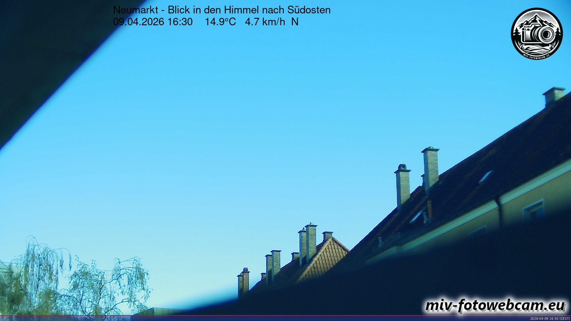 Archiv Foto Neumarkt in der Oberpfalz: Wetter-Webcam Richtung Südosten