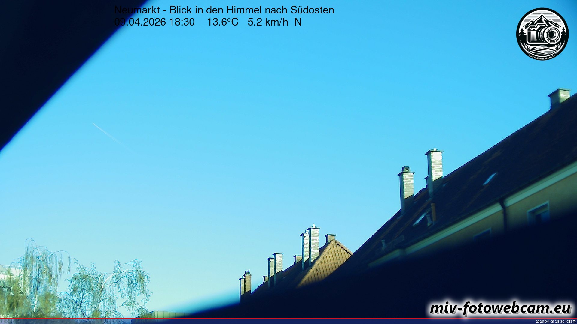 Archiv Foto Neumarkt in der Oberpfalz: Wetter-Webcam Richtung Südosten