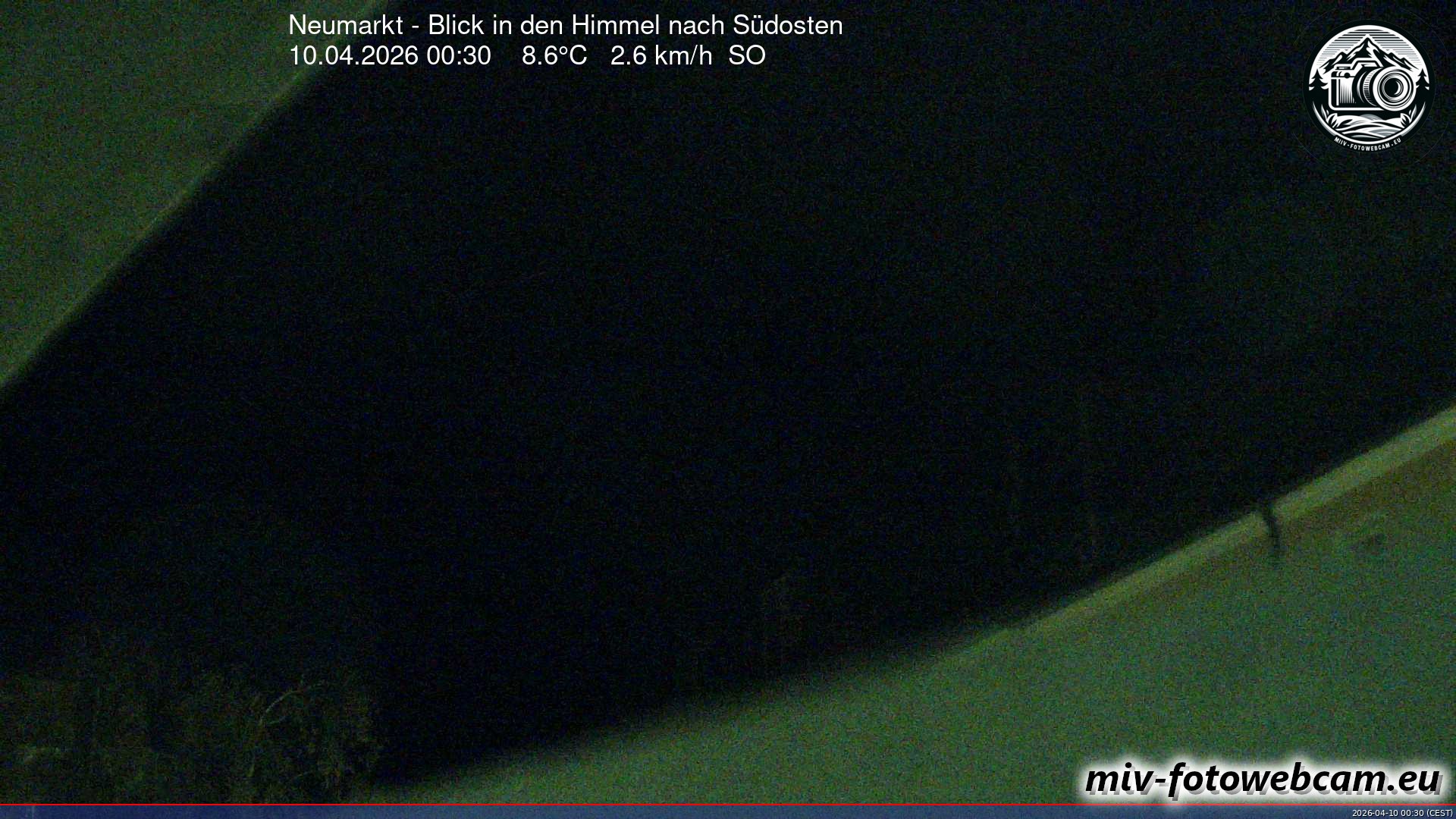 Archiv Foto Neumarkt in der Oberpfalz: Wetter-Webcam Richtung Südosten