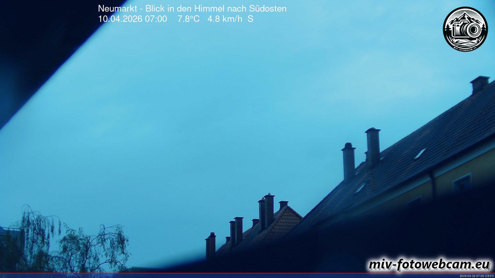 Archiv Foto Neumarkt in der Oberpfalz: Wetter-Webcam Richtung Südosten