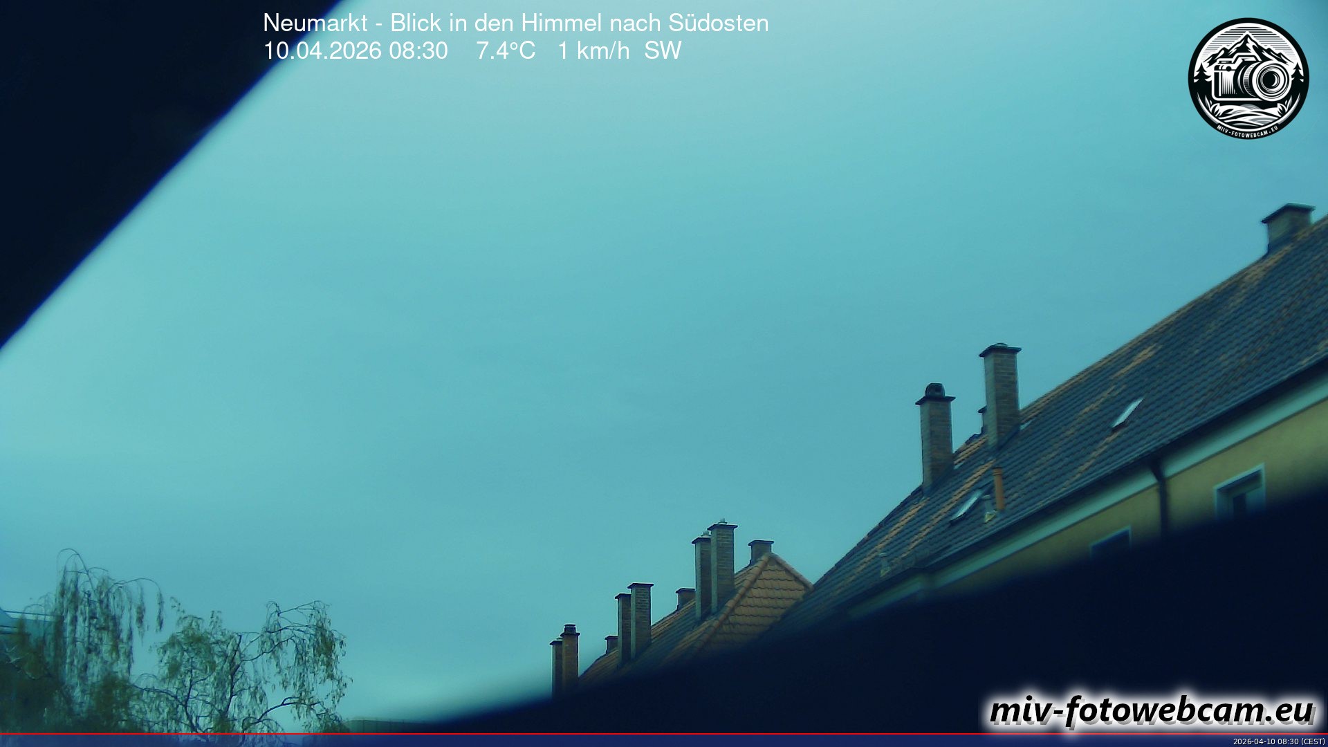 Archiv Foto Neumarkt in der Oberpfalz: Wetter-Webcam Richtung Südosten