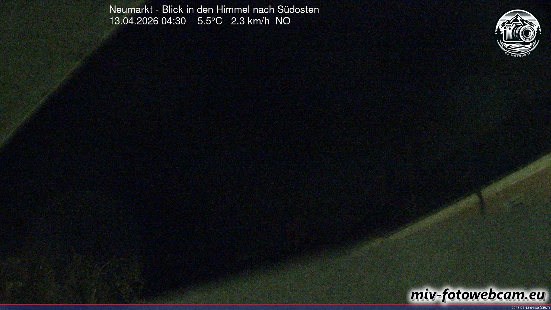 Archived image Webcam Neumarkt: Cam south east