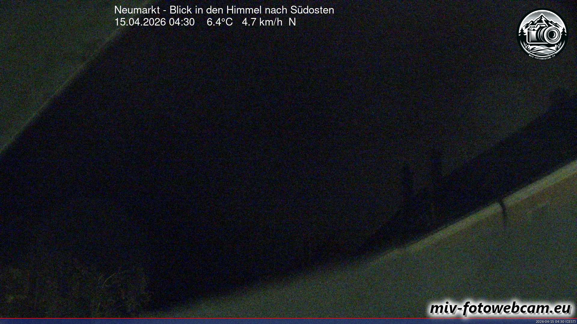 Archived image Webcam Neumarkt: Cam south east
