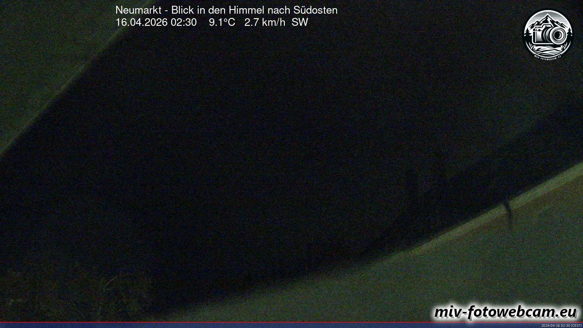 Archiv Foto Neumarkt in der Oberpfalz: Wetter-Webcam Richtung Südosten