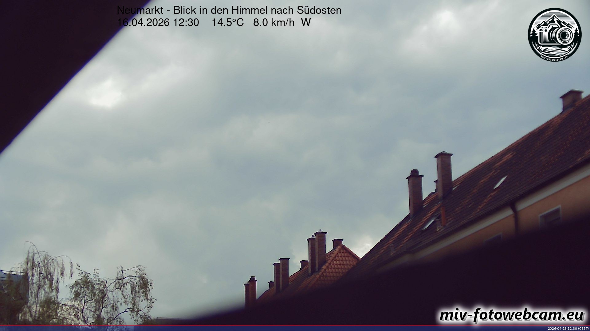 Archiv Foto Neumarkt in der Oberpfalz: Wetter-Webcam Richtung Südosten