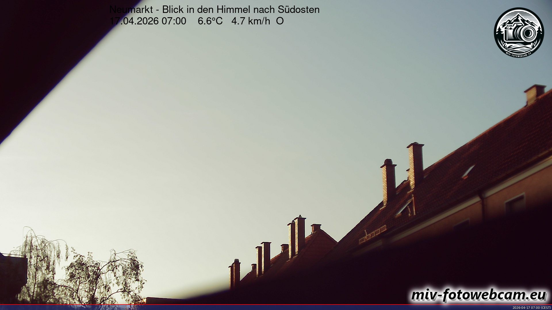 Archiv Foto Neumarkt in der Oberpfalz: Wetter-Webcam Richtung Südosten