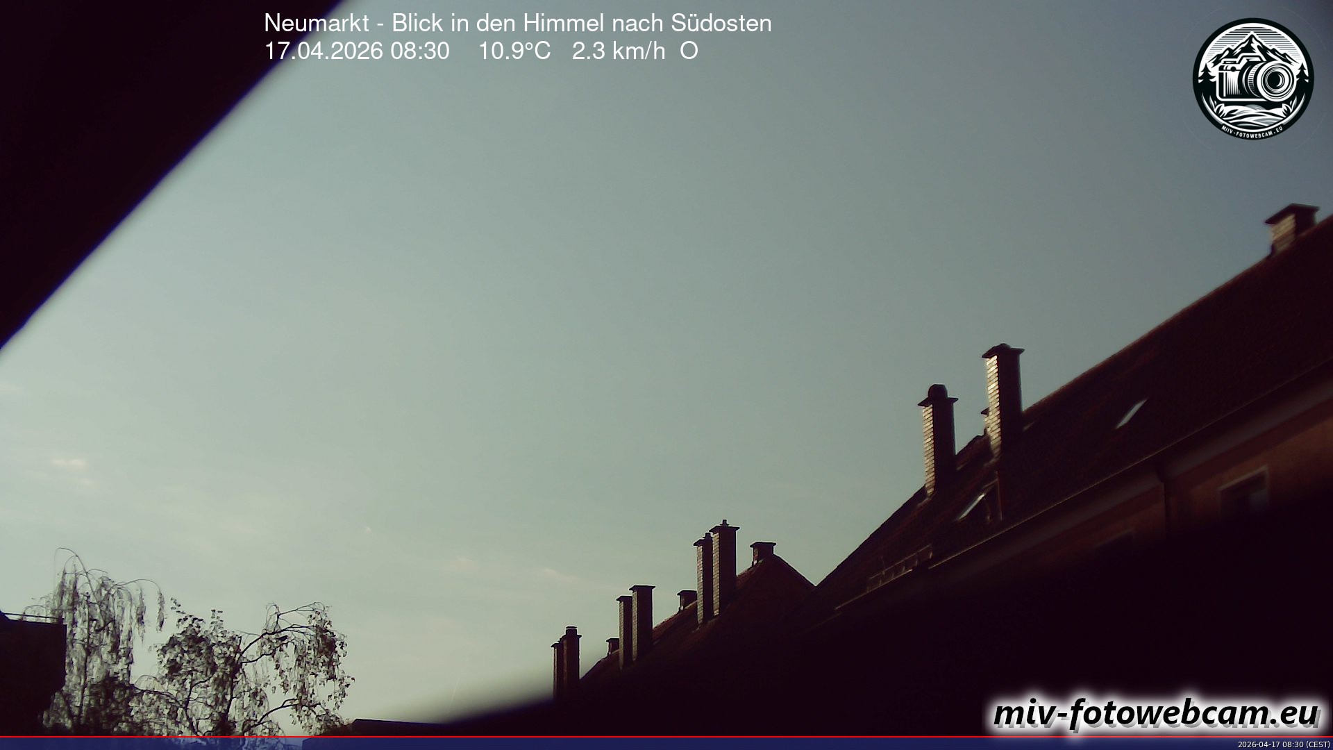 Archiv Foto Neumarkt in der Oberpfalz: Wetter-Webcam Richtung Südosten