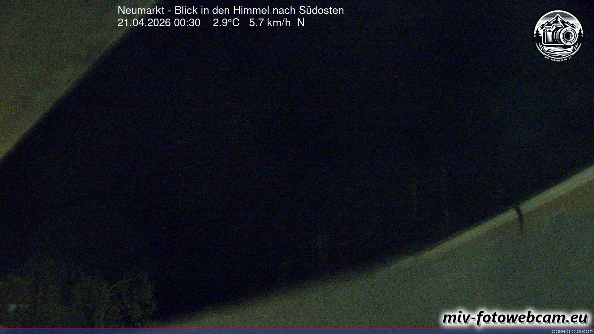 Archiv Foto Neumarkt in der Oberpfalz: Wetter-Webcam Richtung Südosten