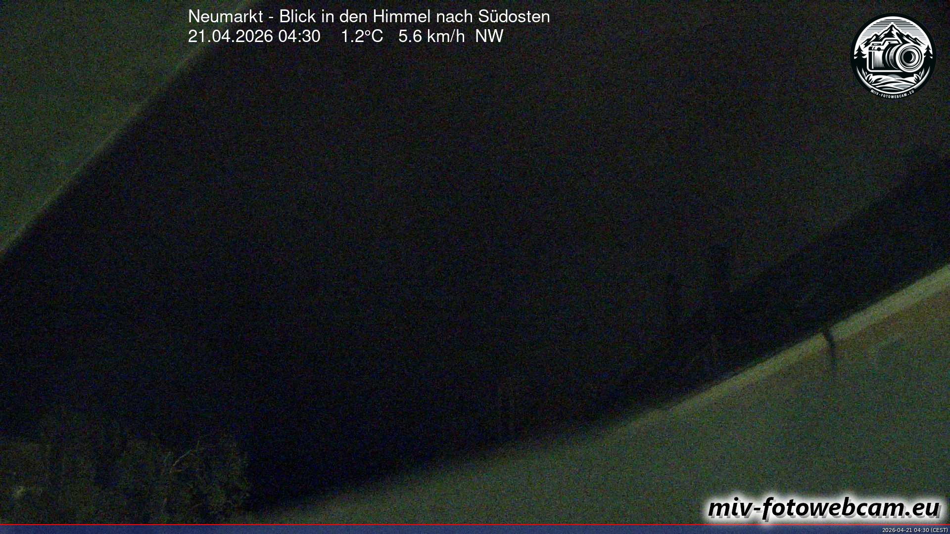 Archiv Foto Neumarkt in der Oberpfalz: Wetter-Webcam Richtung Südosten