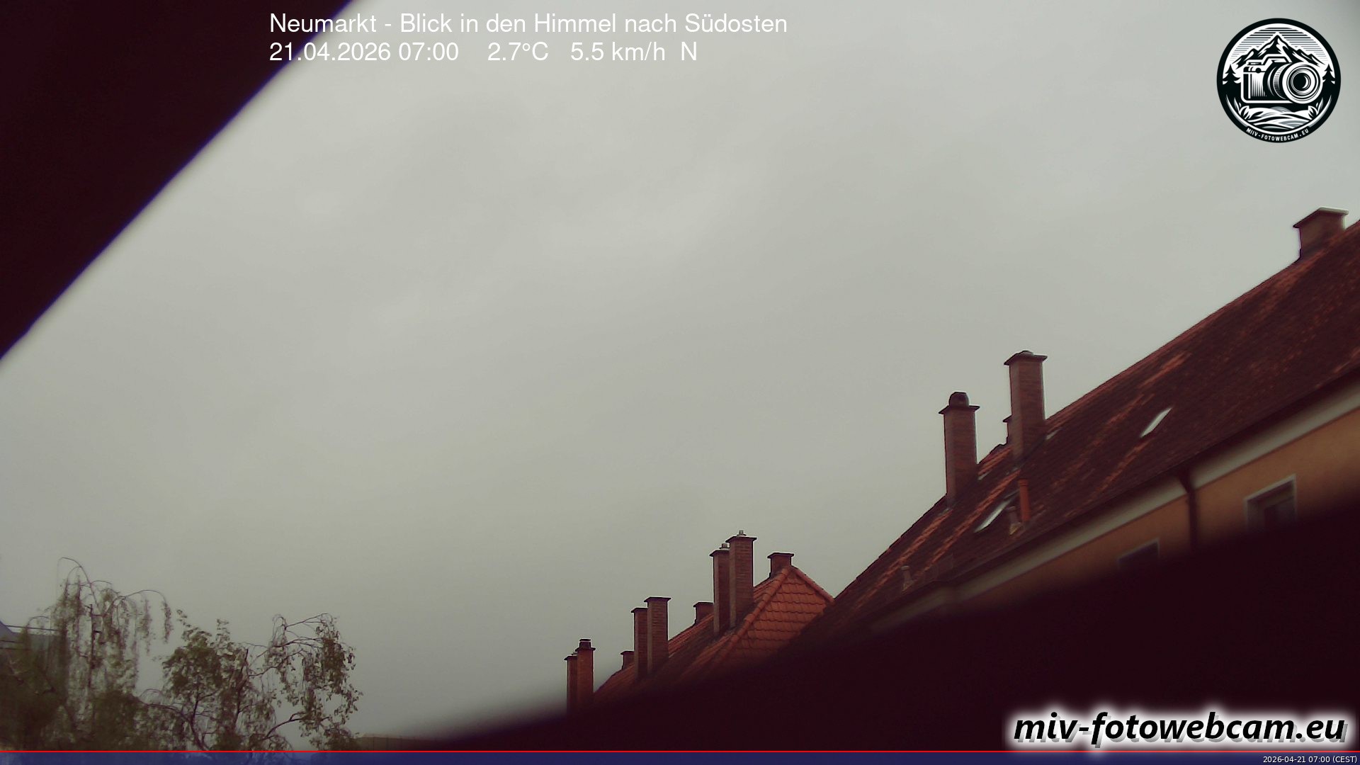 Archiv Foto Neumarkt in der Oberpfalz: Wetter-Webcam Richtung Südosten