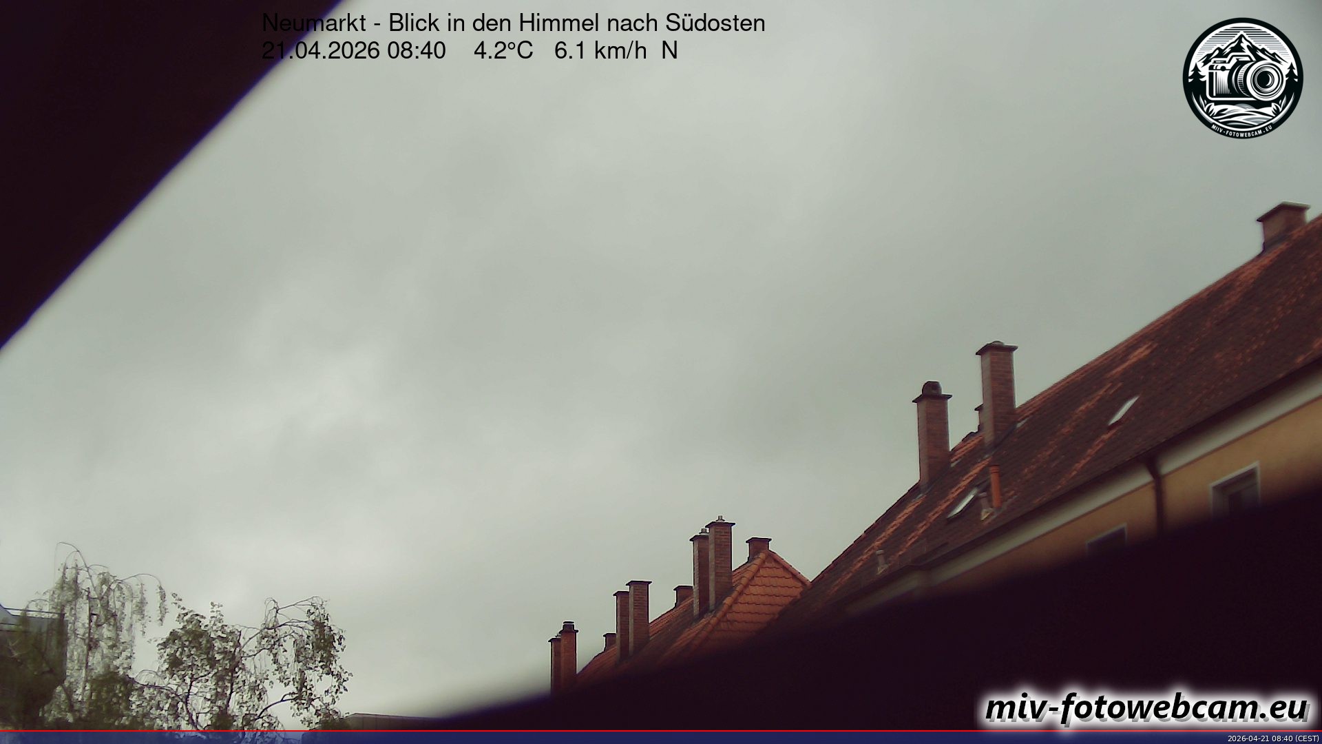 Archiv Foto Neumarkt in der Oberpfalz: Wetter-Webcam Richtung Südosten