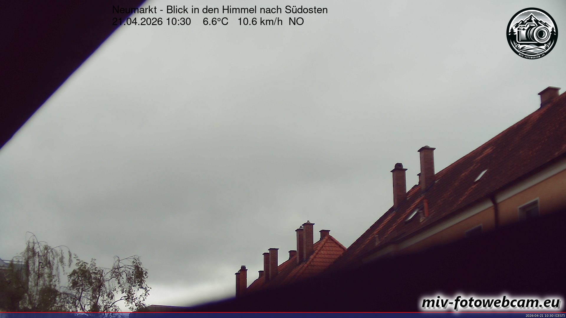 Archiv Foto Neumarkt in der Oberpfalz: Wetter-Webcam Richtung Südosten