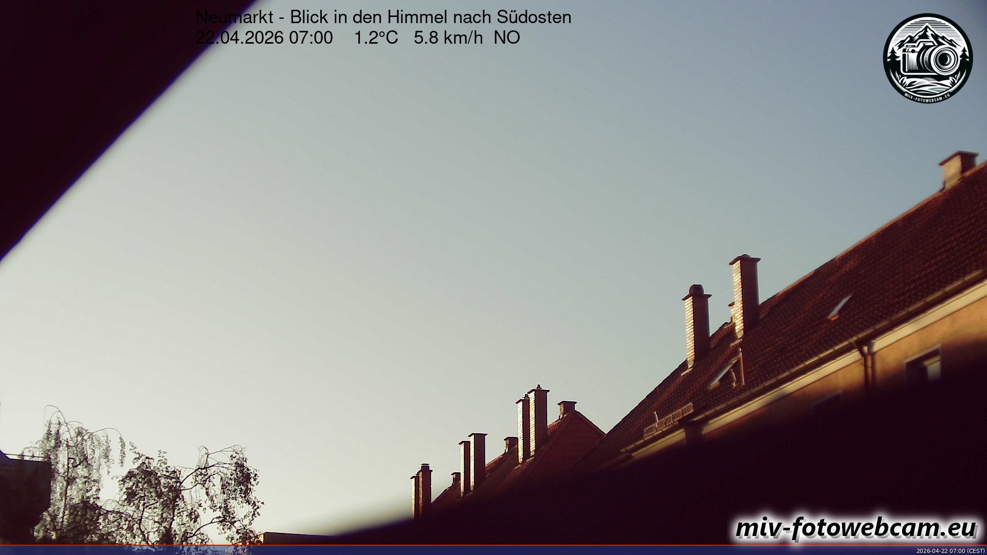 Archiv Foto Neumarkt in der Oberpfalz: Wetter-Webcam Richtung Südosten