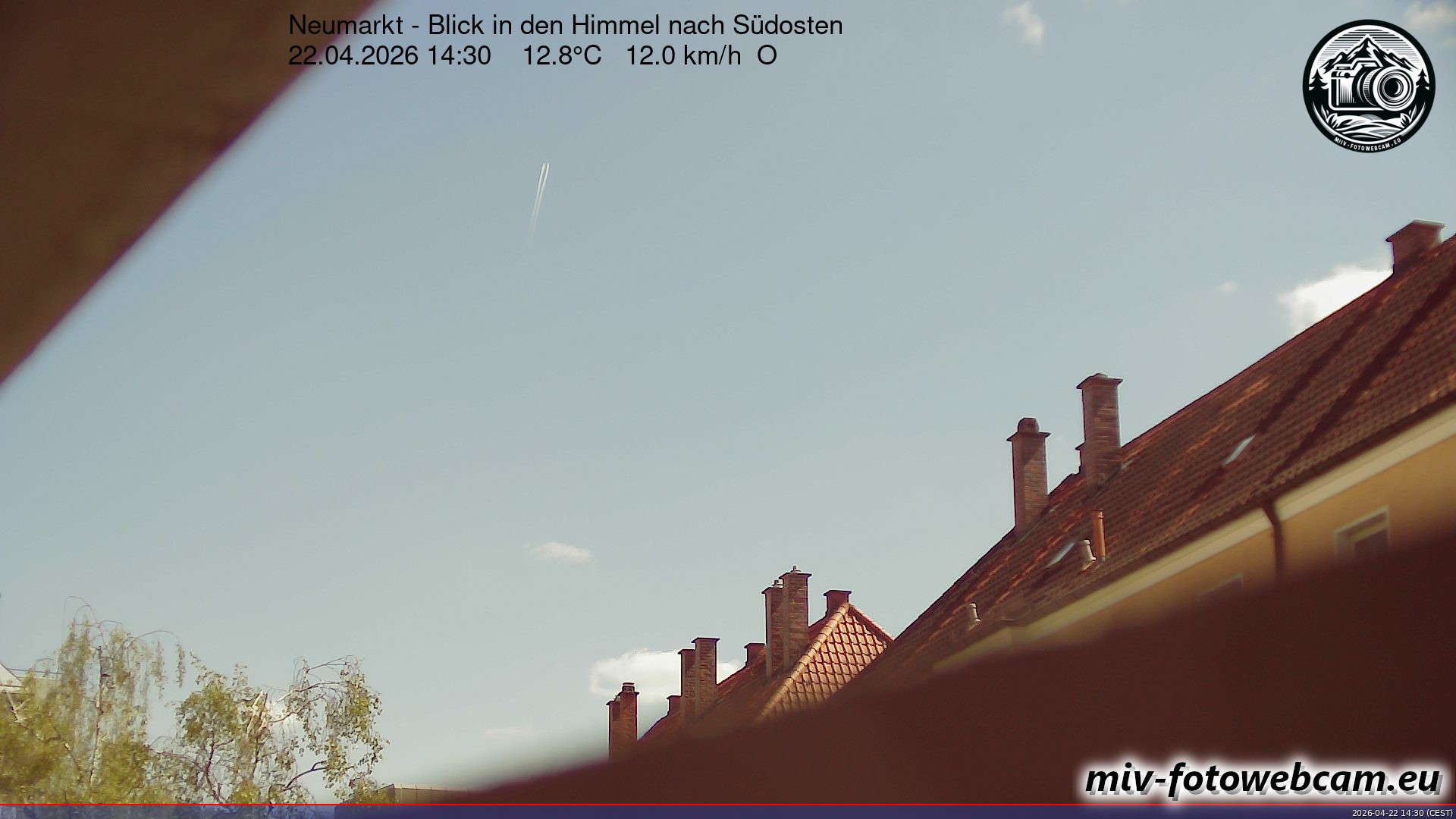 Archiv Foto Neumarkt in der Oberpfalz: Wetter-Webcam Richtung Südosten