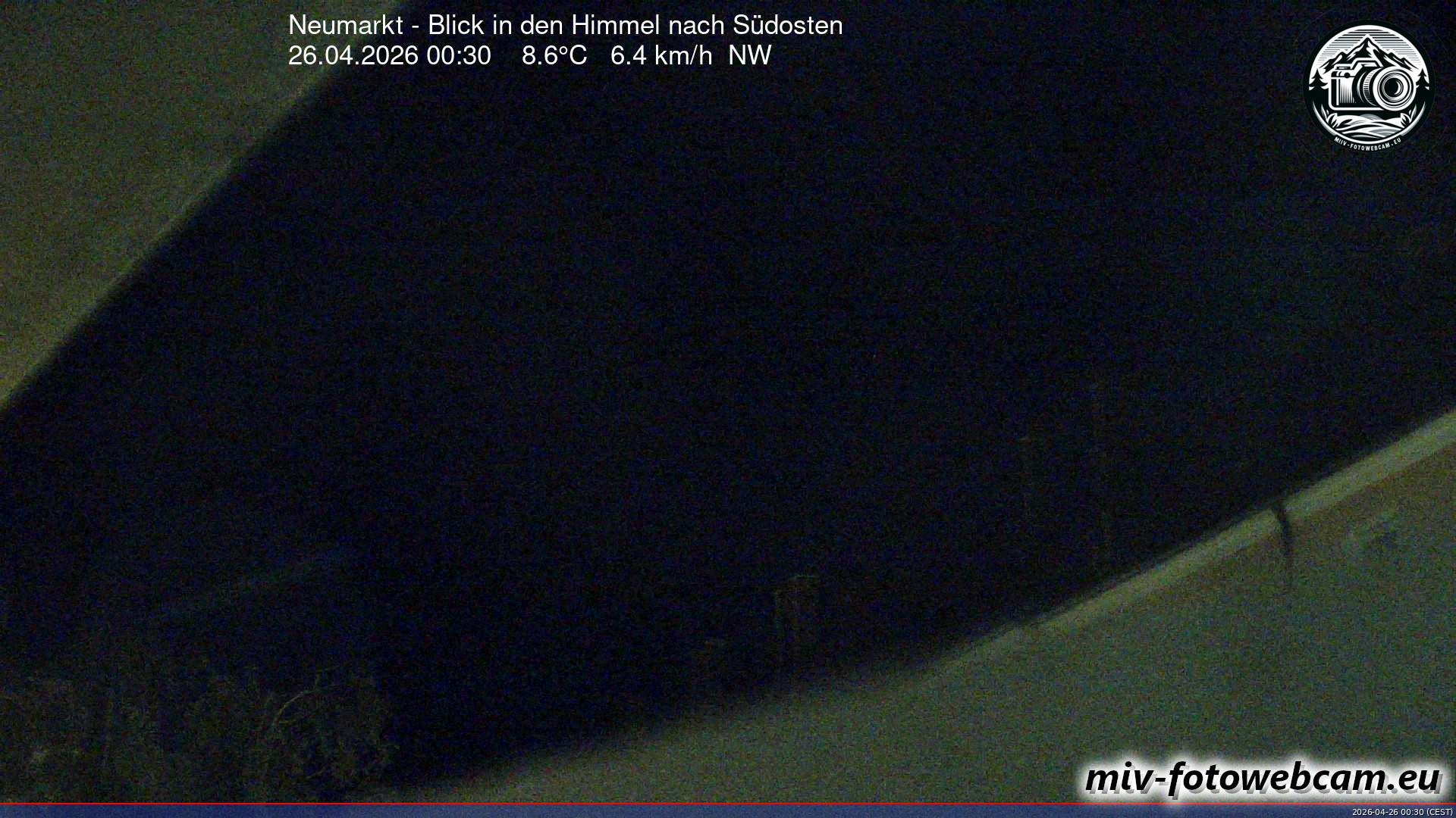 Archiv Foto Neumarkt in der Oberpfalz: Wetter-Webcam Richtung Südosten