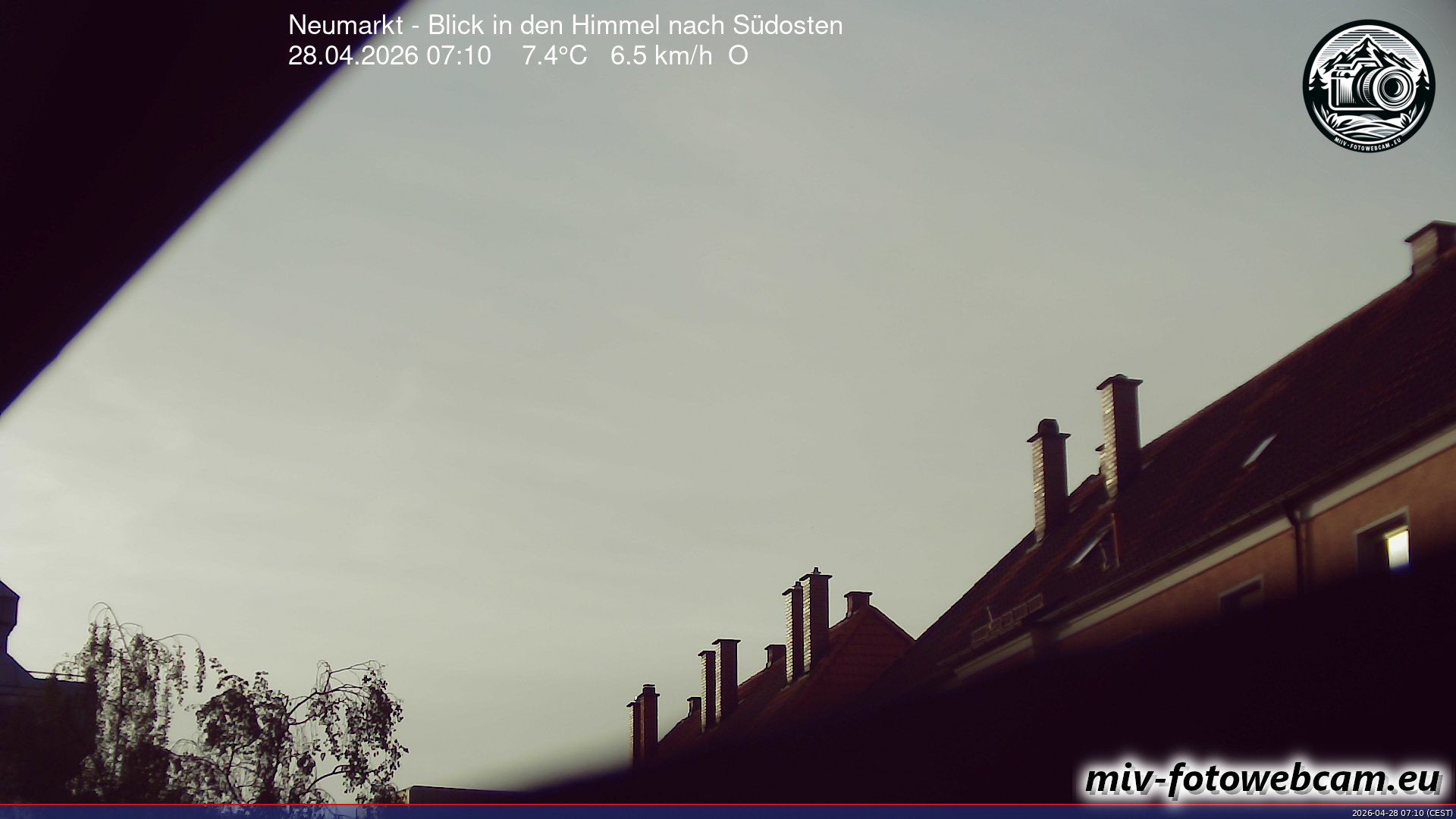 Archiv Foto Neumarkt in der Oberpfalz: Wetter-Webcam Richtung Südosten