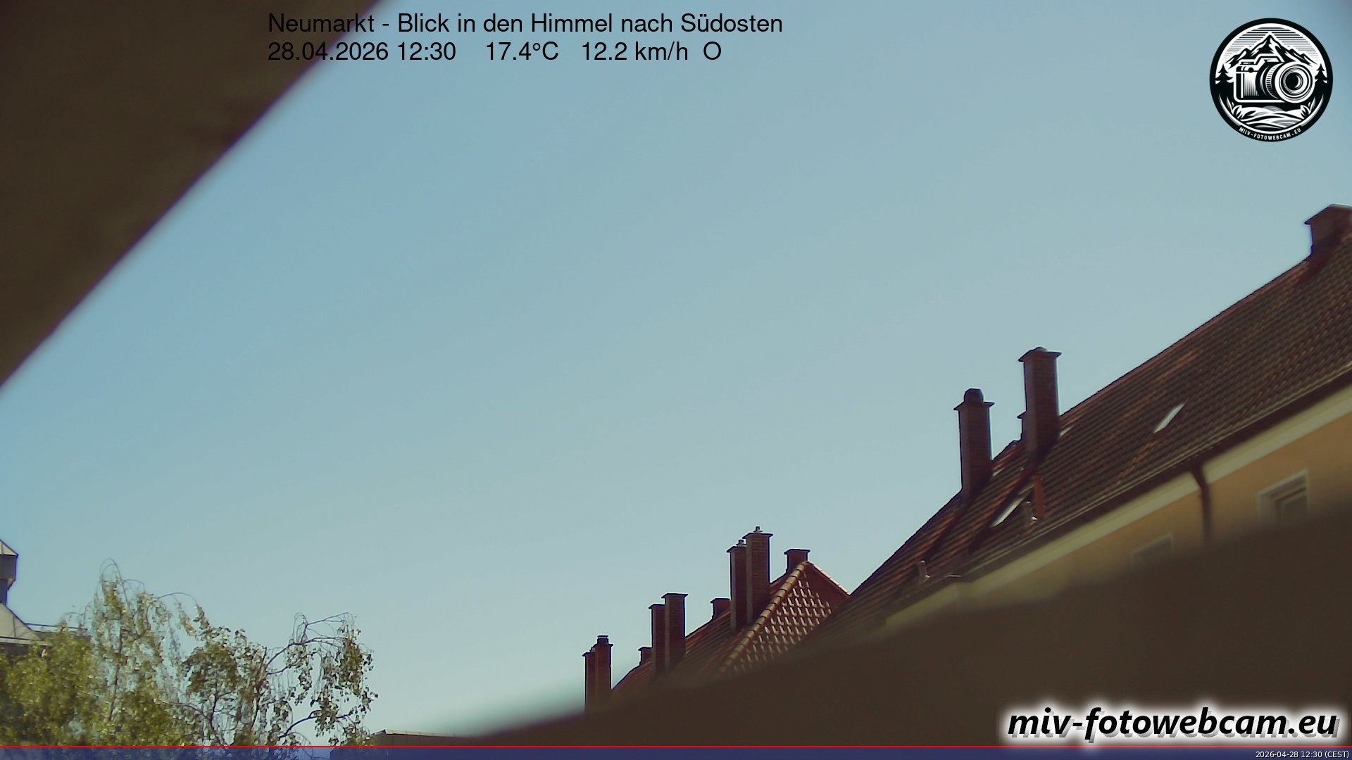 Archiv Foto Neumarkt in der Oberpfalz: Wetter-Webcam Richtung Südosten