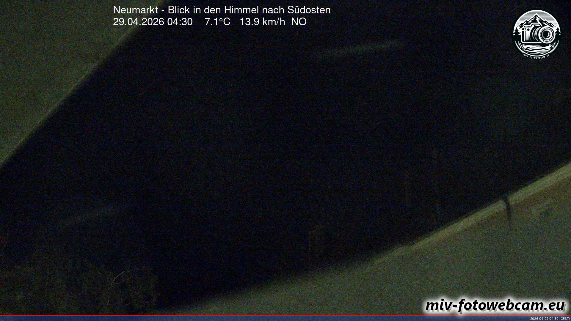 Archiv Foto Neumarkt in der Oberpfalz: Wetter-Webcam Richtung Südosten