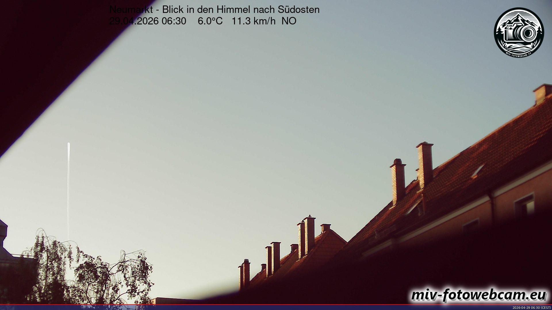 Archiv Foto Neumarkt in der Oberpfalz: Wetter-Webcam Richtung Südosten