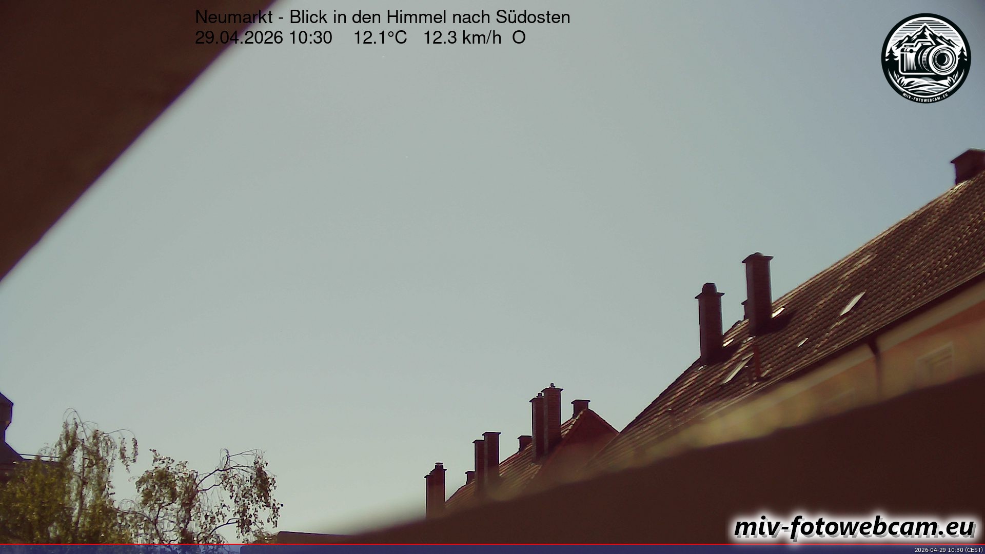 Archiv Foto Neumarkt in der Oberpfalz: Wetter-Webcam Richtung Südosten