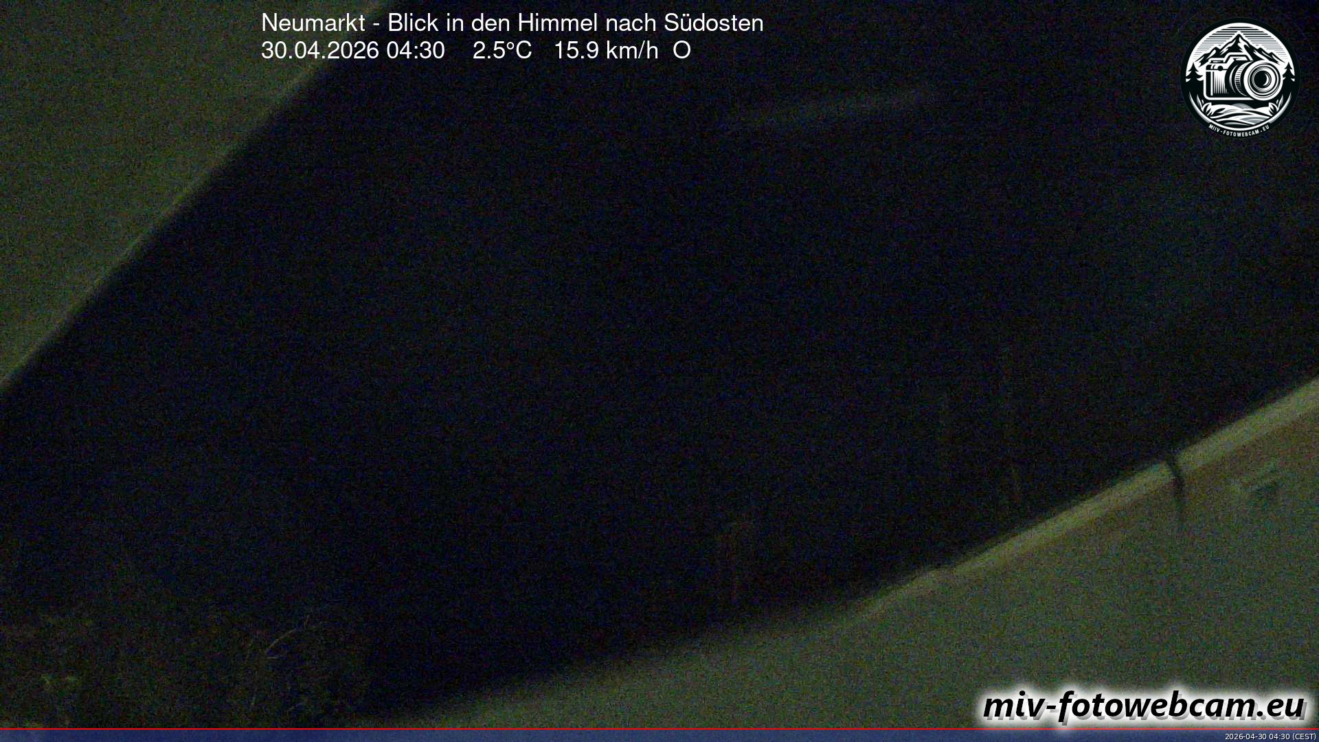 Archiv Foto Neumarkt in der Oberpfalz: Wetter-Webcam Richtung Südosten