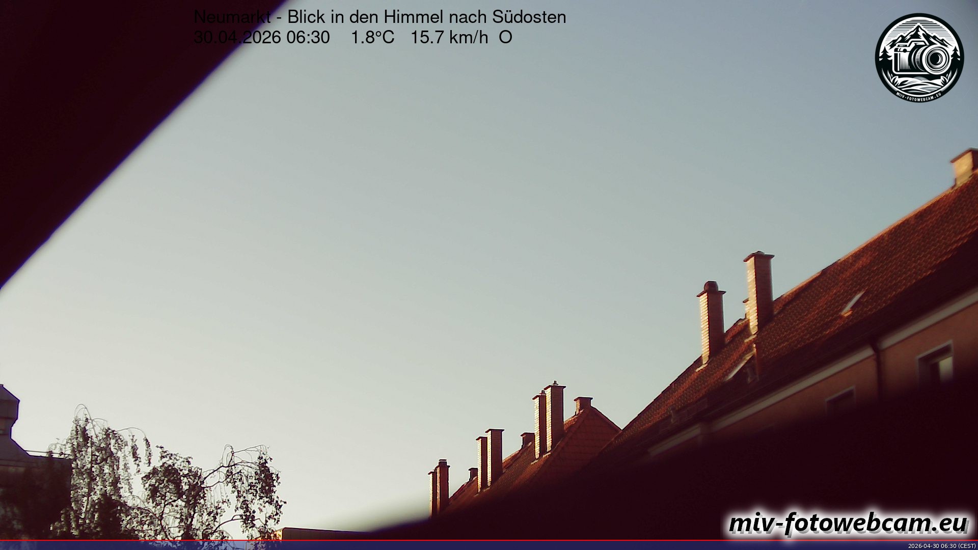 Archiv Foto Neumarkt in der Oberpfalz: Wetter-Webcam Richtung Südosten