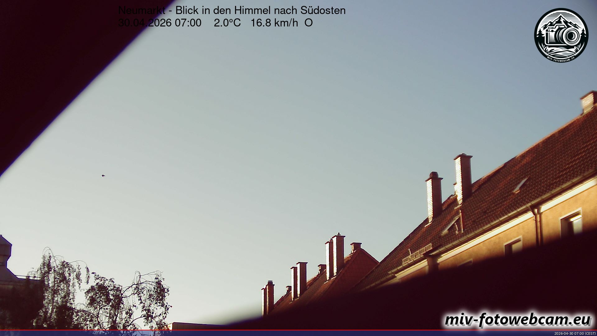 Archiv Foto Neumarkt in der Oberpfalz: Wetter-Webcam Richtung Südosten