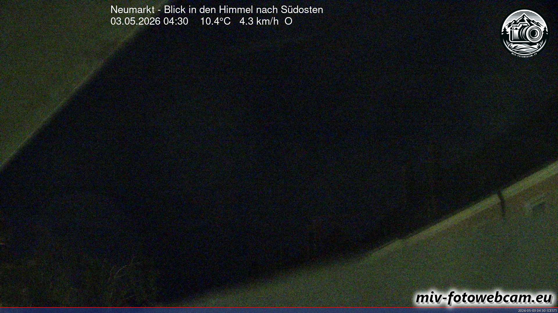 Archiv Foto Neumarkt in der Oberpfalz: Wetter-Webcam Richtung Südosten