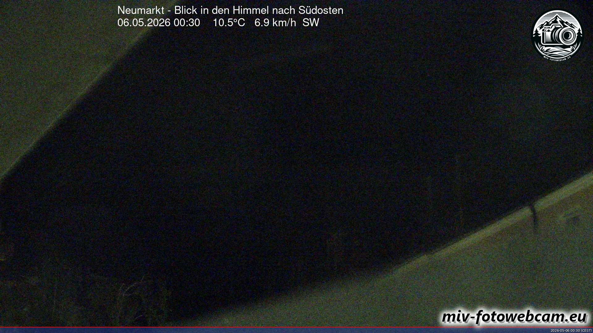 Archiv Foto Neumarkt in der Oberpfalz: Wetter-Webcam Richtung Südosten