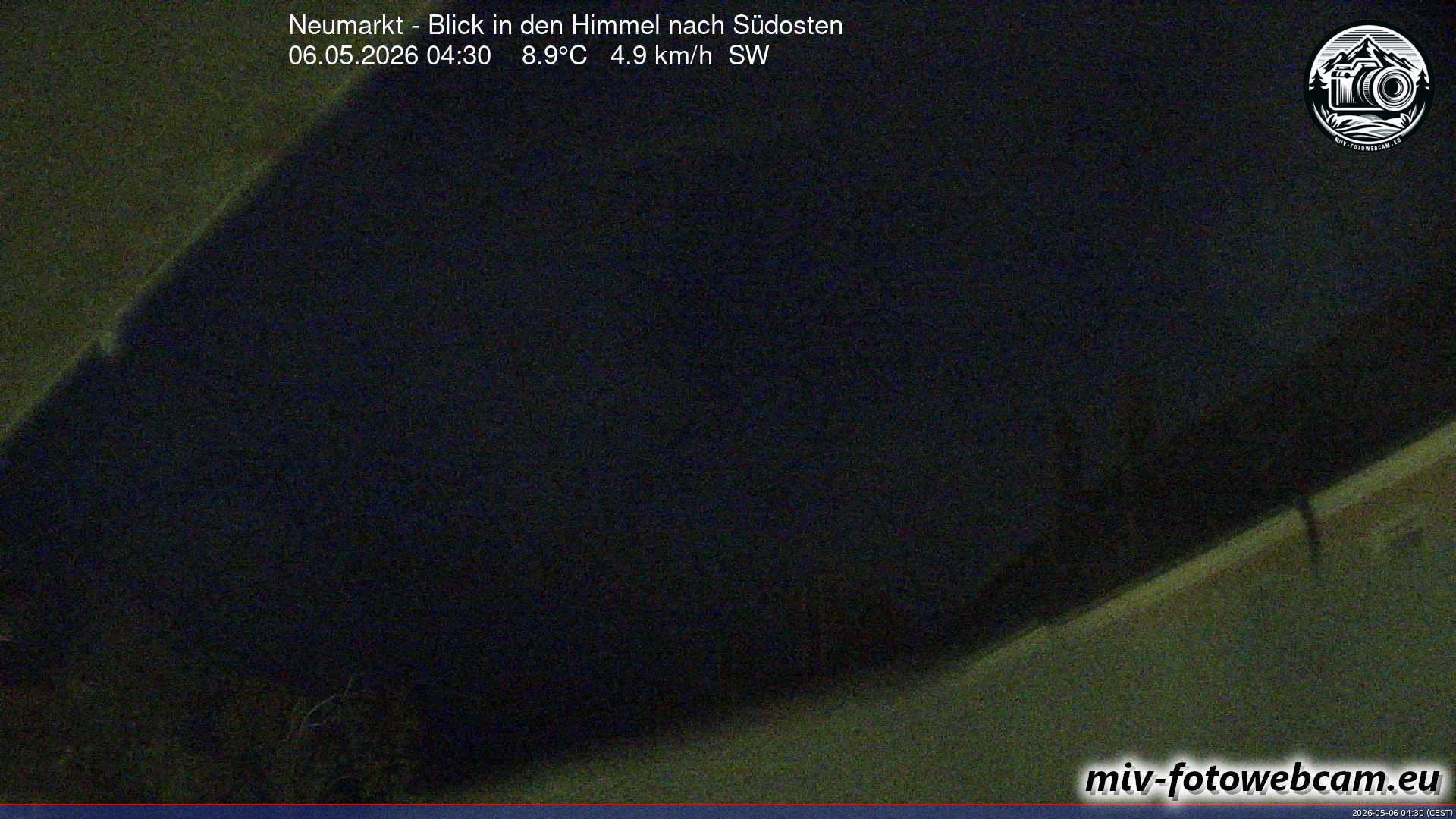 Archiv Foto Neumarkt in der Oberpfalz: Wetter-Webcam Richtung Südosten