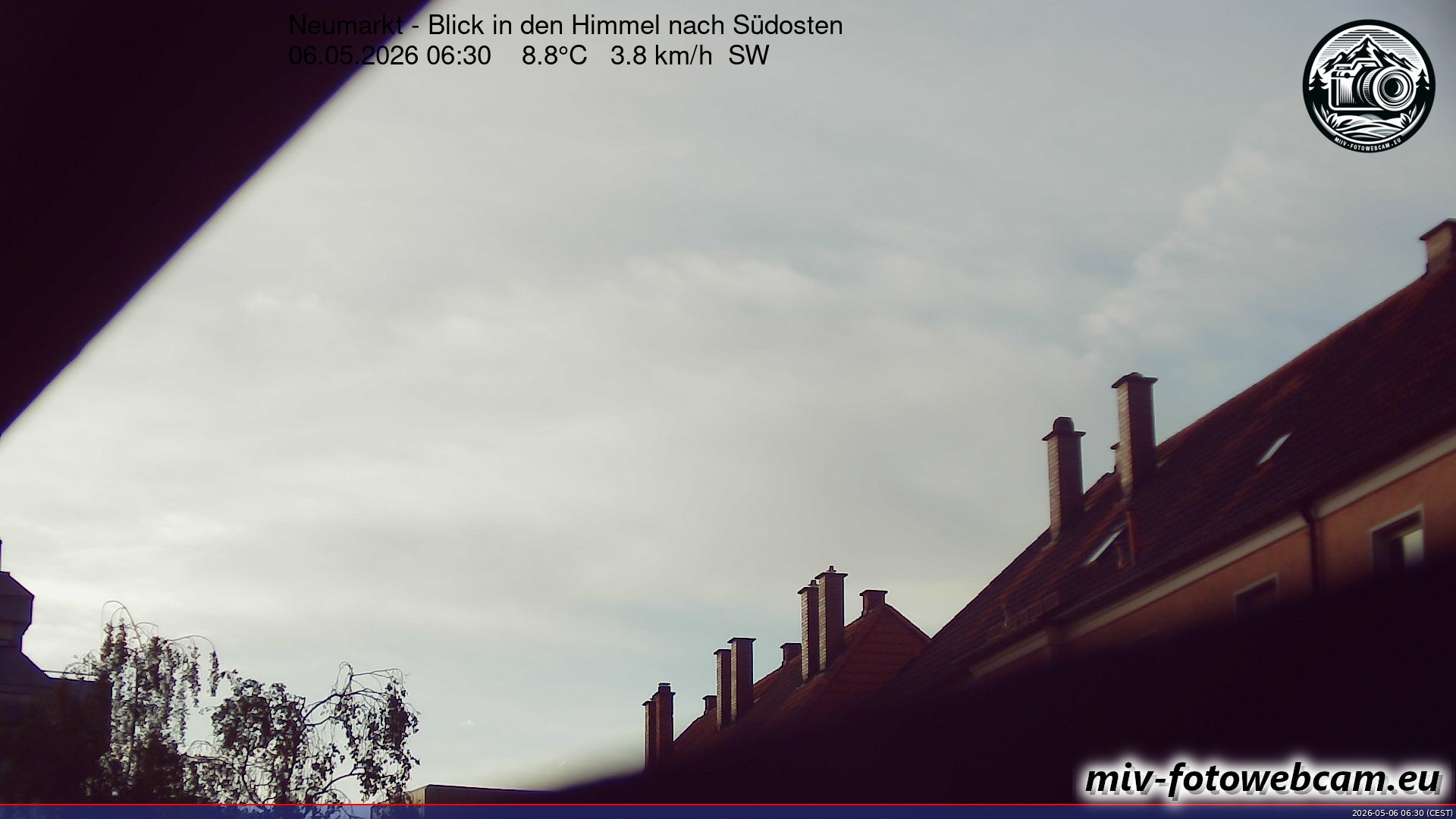 Archiv Foto Neumarkt in der Oberpfalz: Wetter-Webcam Richtung Südosten