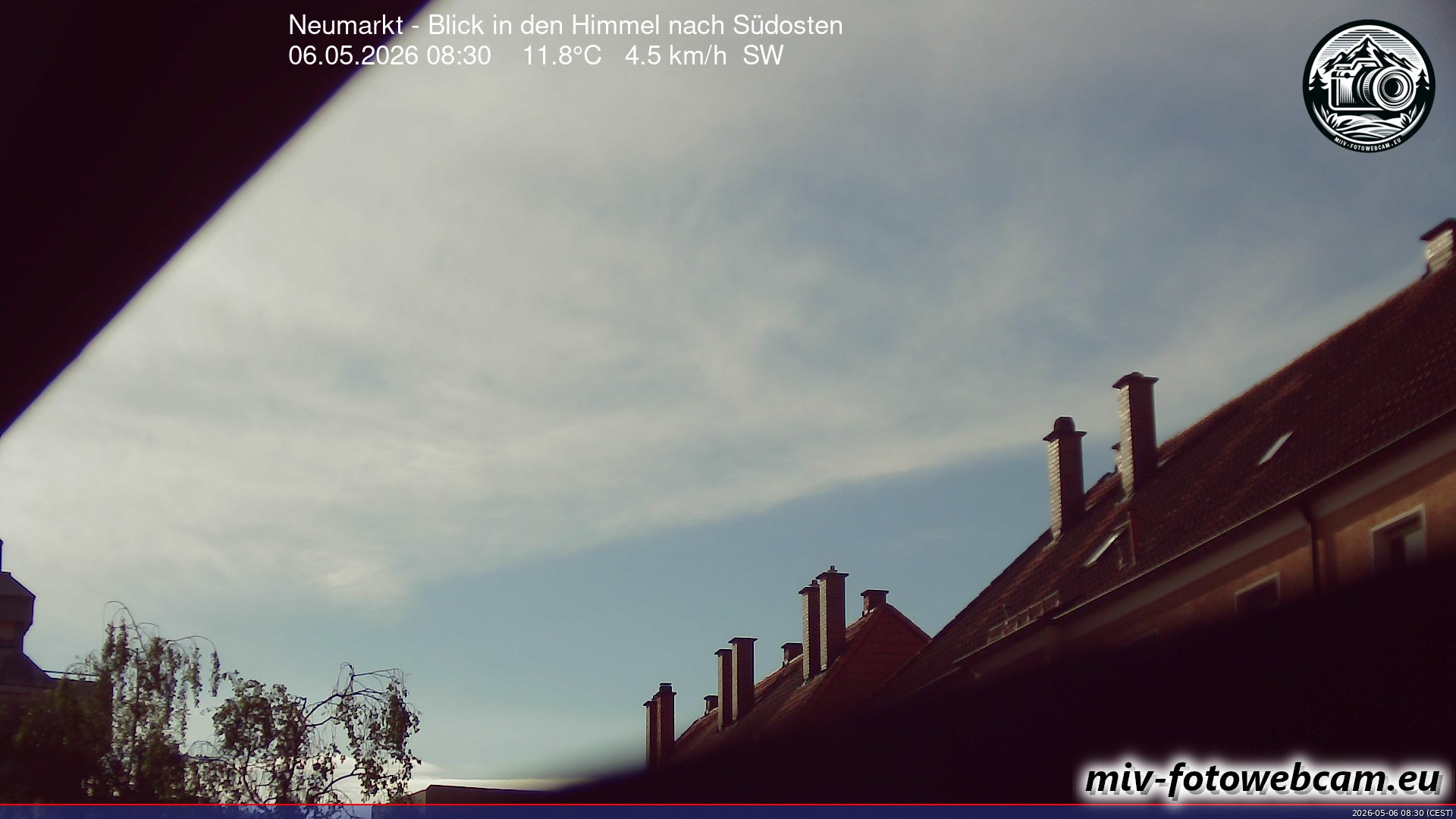 Archiv Foto Neumarkt in der Oberpfalz: Wetter-Webcam Richtung Südosten