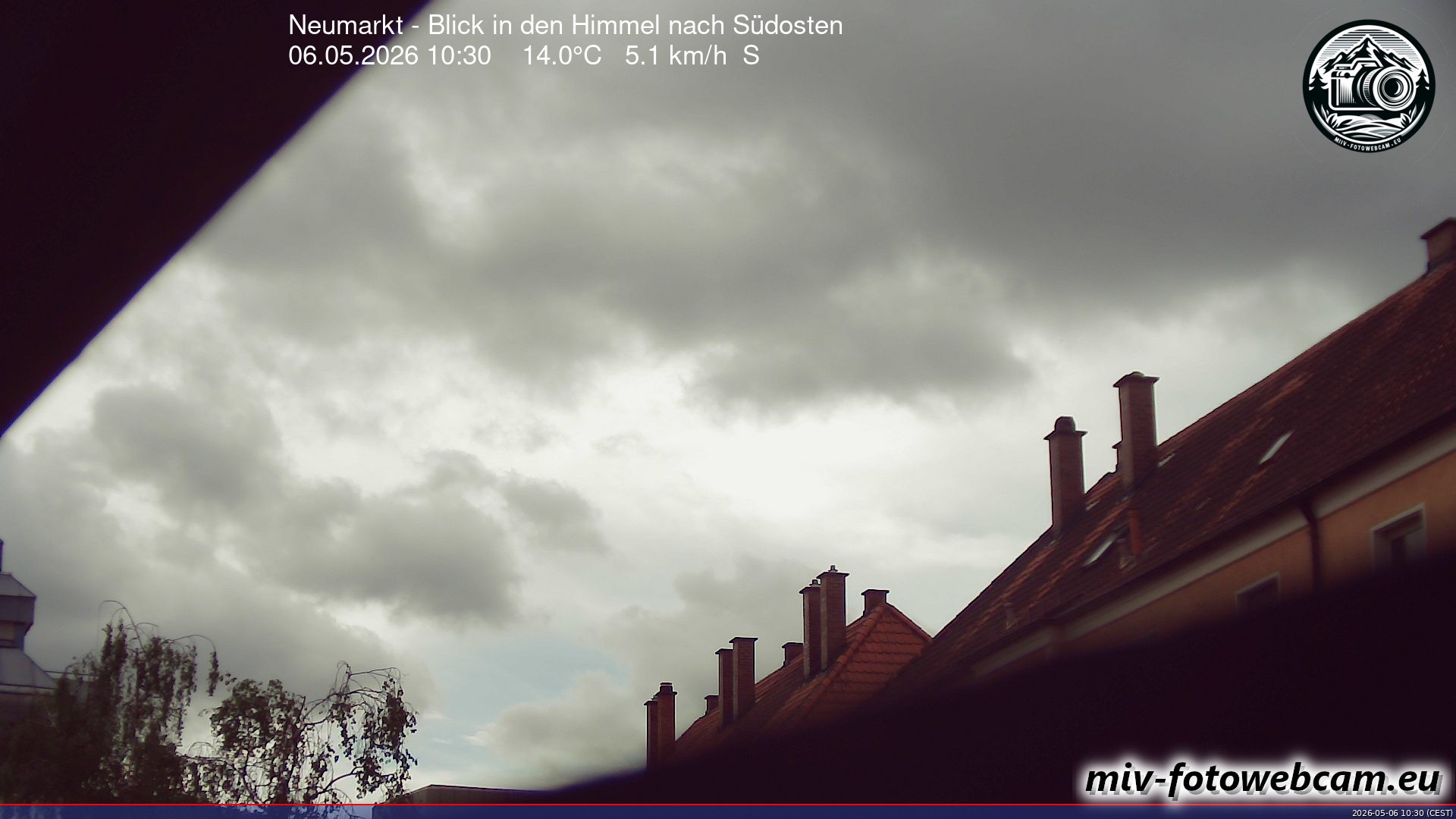 Archiv Foto Neumarkt in der Oberpfalz: Wetter-Webcam Richtung Südosten