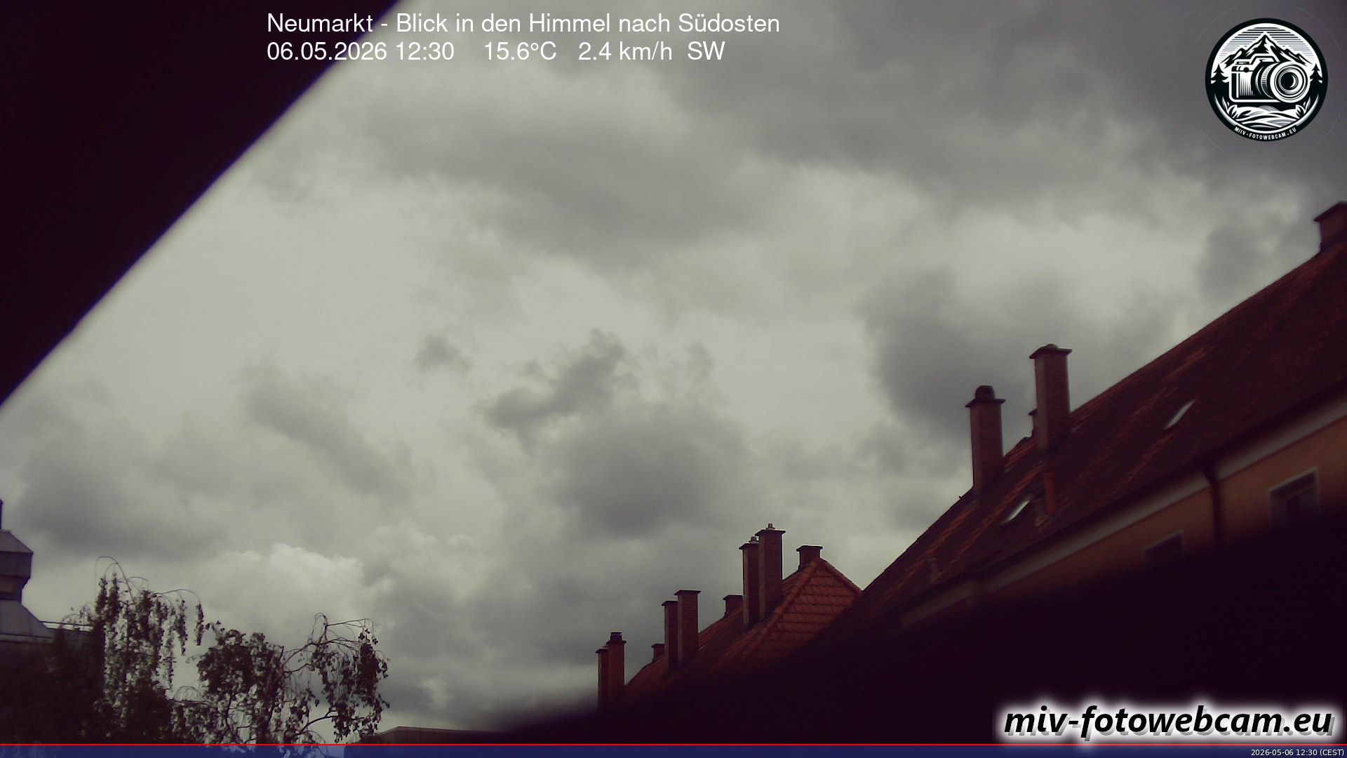 Archiv Foto Neumarkt in der Oberpfalz: Wetter-Webcam Richtung Südosten