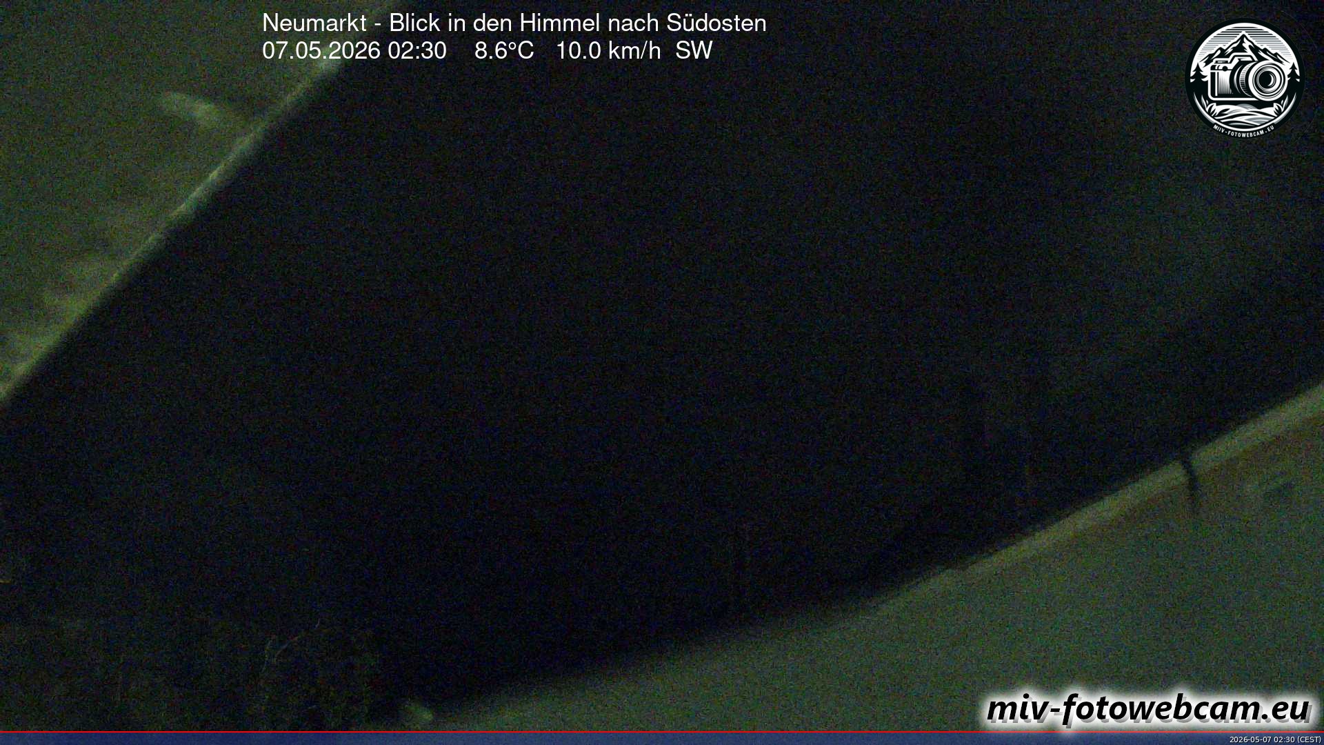 Archiv Foto Neumarkt in der Oberpfalz: Wetter-Webcam Richtung Südosten