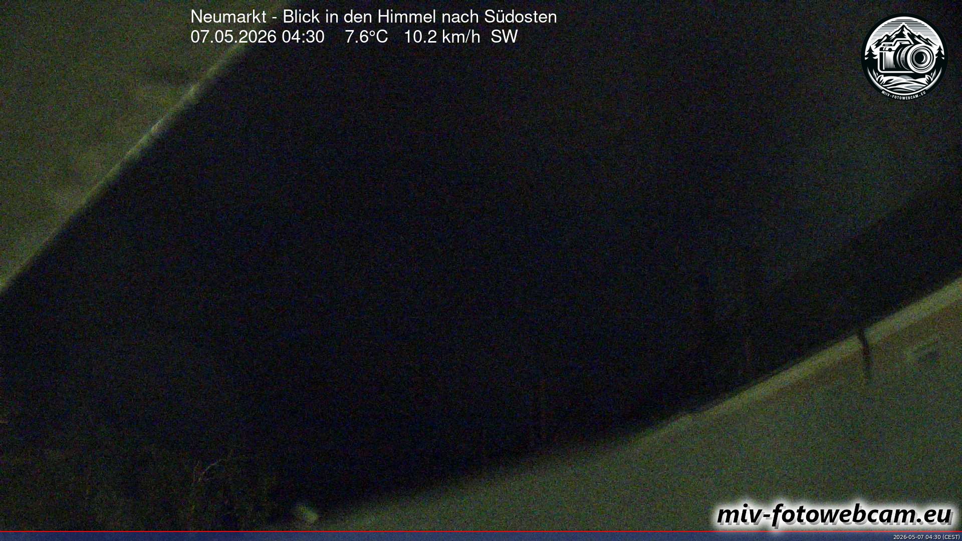 Archiv Foto Neumarkt in der Oberpfalz: Wetter-Webcam Richtung Südosten
