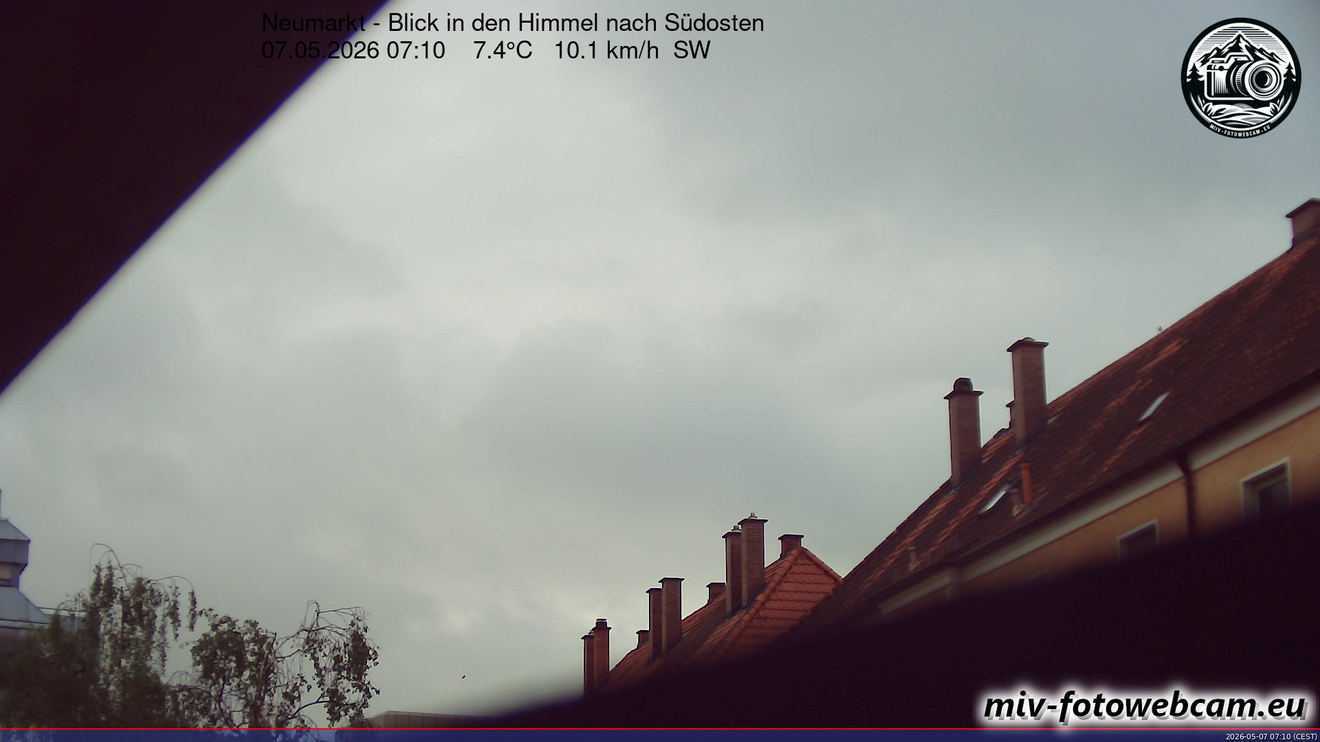 Archiv Foto Neumarkt in der Oberpfalz: Wetter-Webcam Richtung Südosten