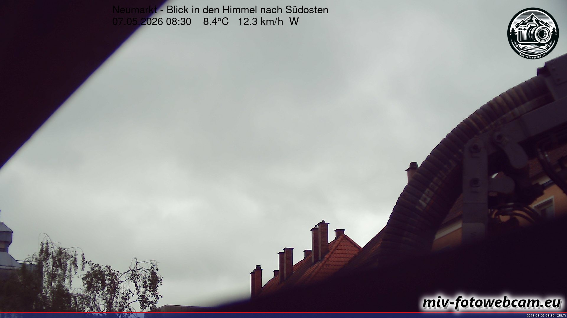 Archiv Foto Neumarkt in der Oberpfalz: Wetter-Webcam Richtung Südosten