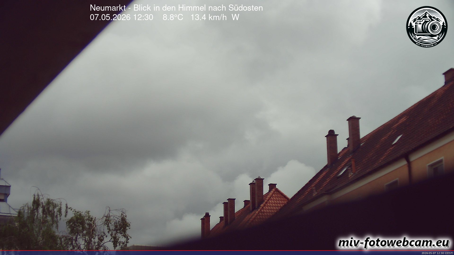 Archiv Foto Neumarkt in der Oberpfalz: Wetter-Webcam Richtung Südosten