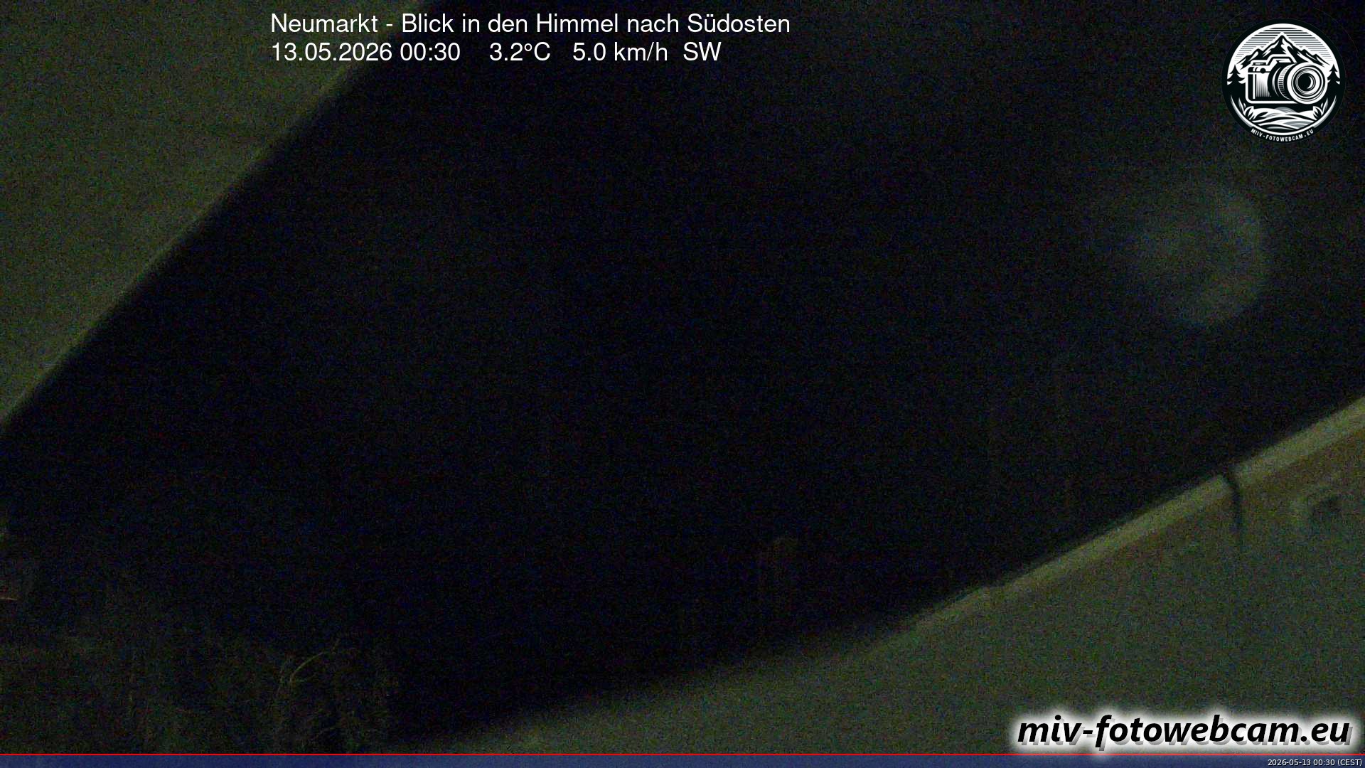 Archiv Foto Neumarkt in der Oberpfalz: Wetter-Webcam Richtung Südosten