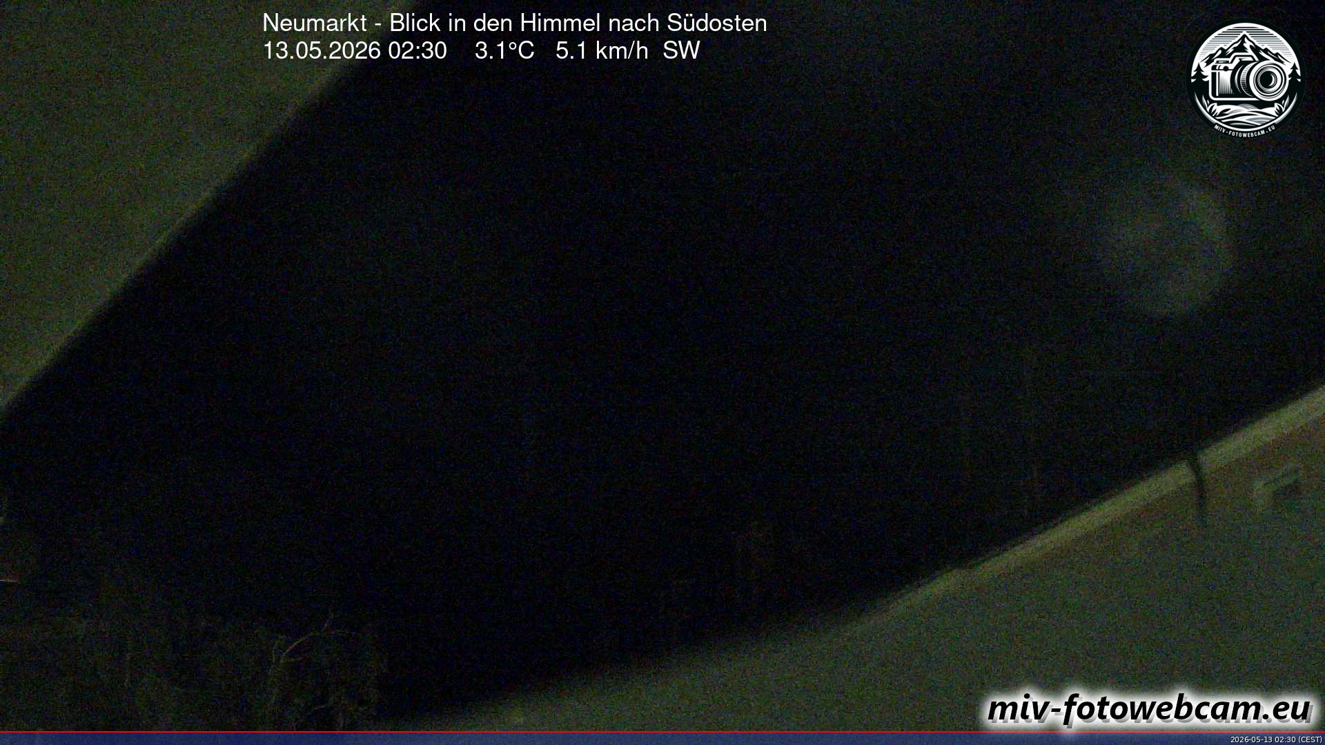 Archiv Foto Neumarkt in der Oberpfalz: Wetter-Webcam Richtung Südosten
