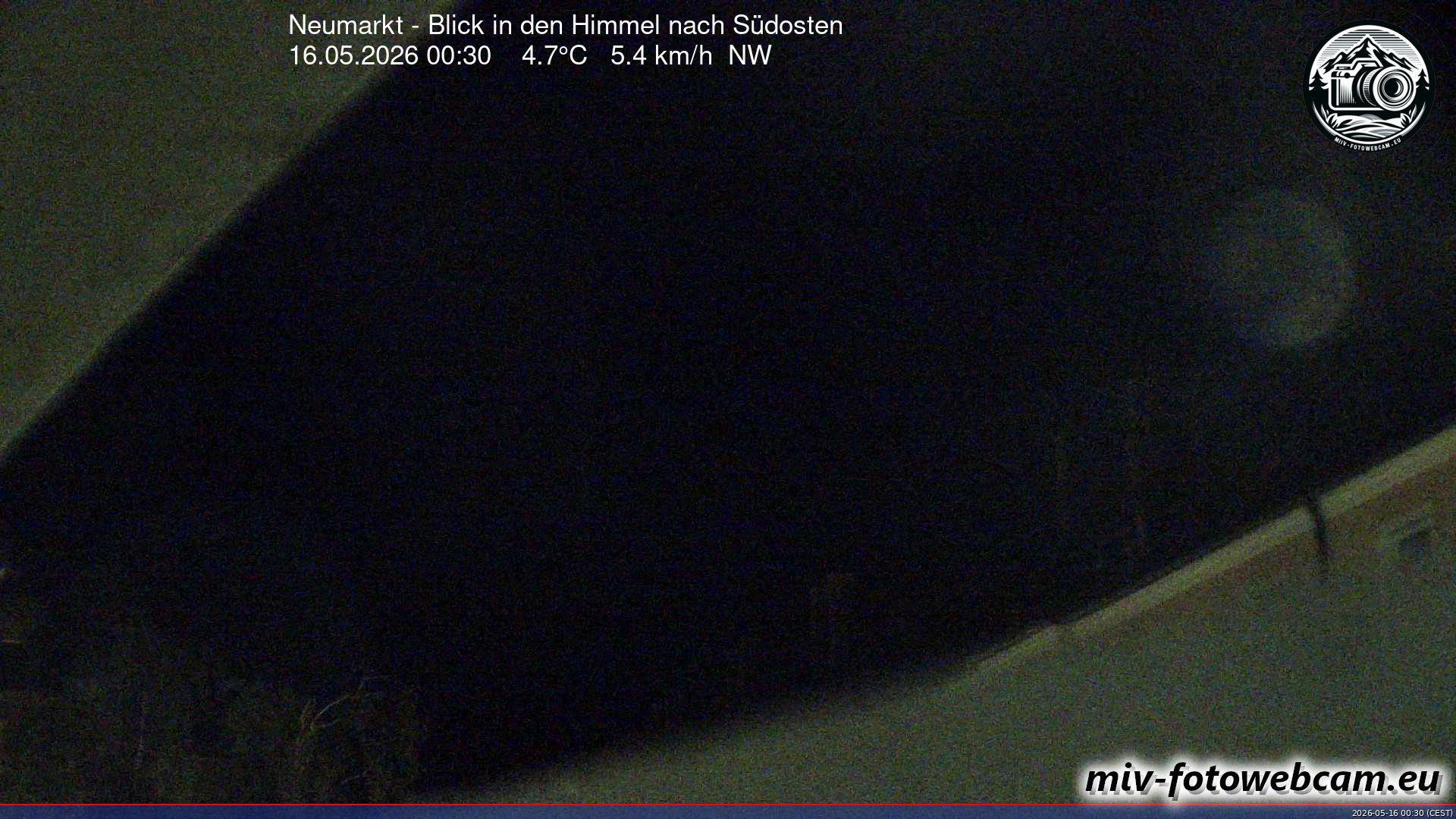 Archiv Foto Neumarkt in der Oberpfalz: Wetter-Webcam Richtung Südosten
