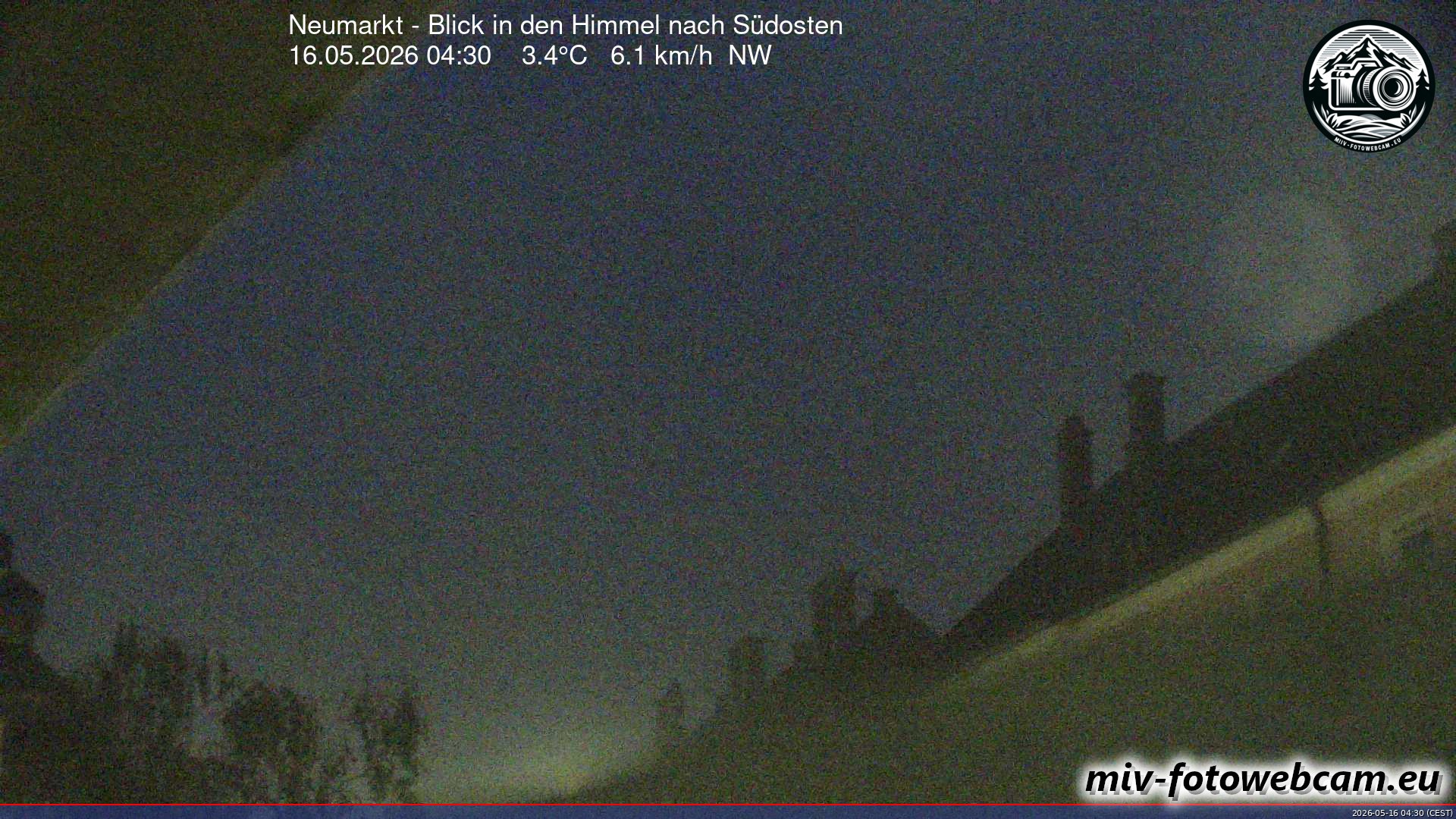 Archiv Foto Neumarkt in der Oberpfalz: Wetter-Webcam Richtung Südosten
