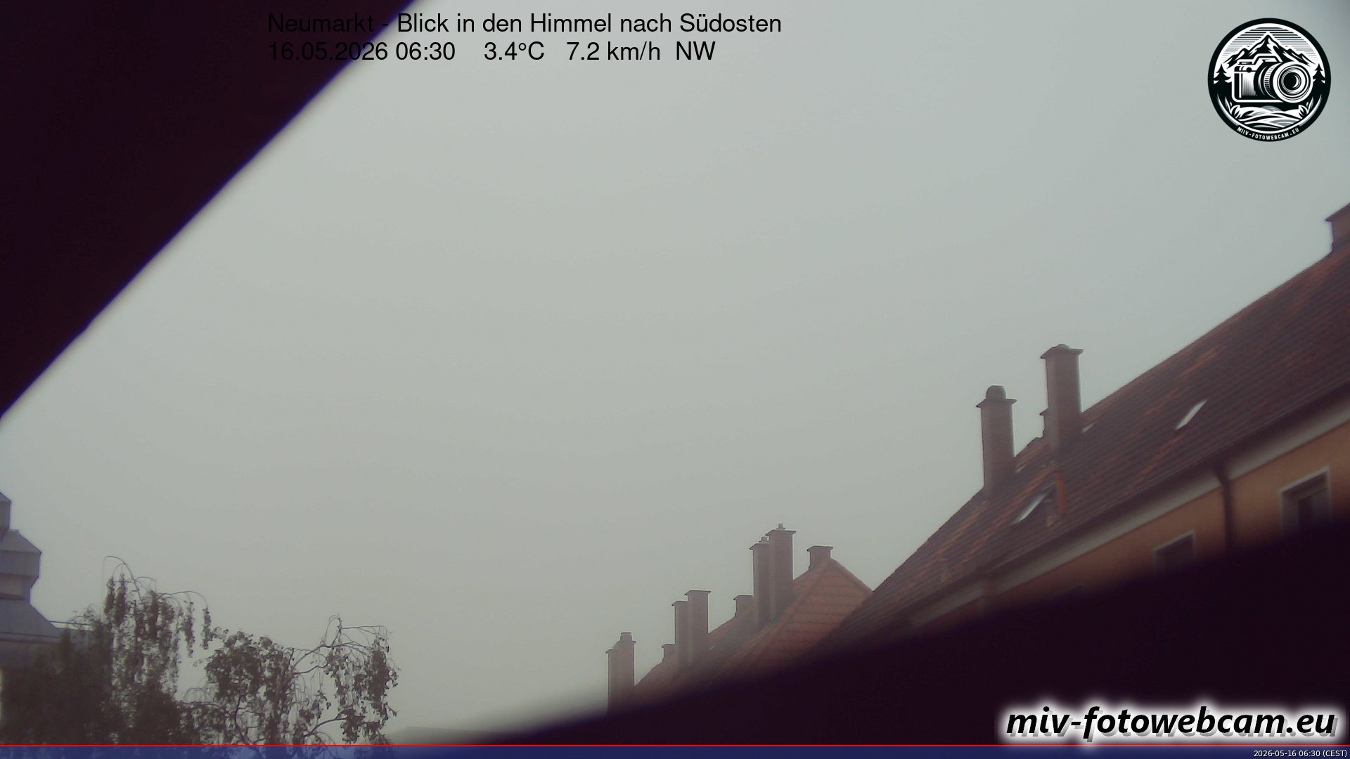 Archiv Foto Neumarkt in der Oberpfalz: Wetter-Webcam Richtung Südosten