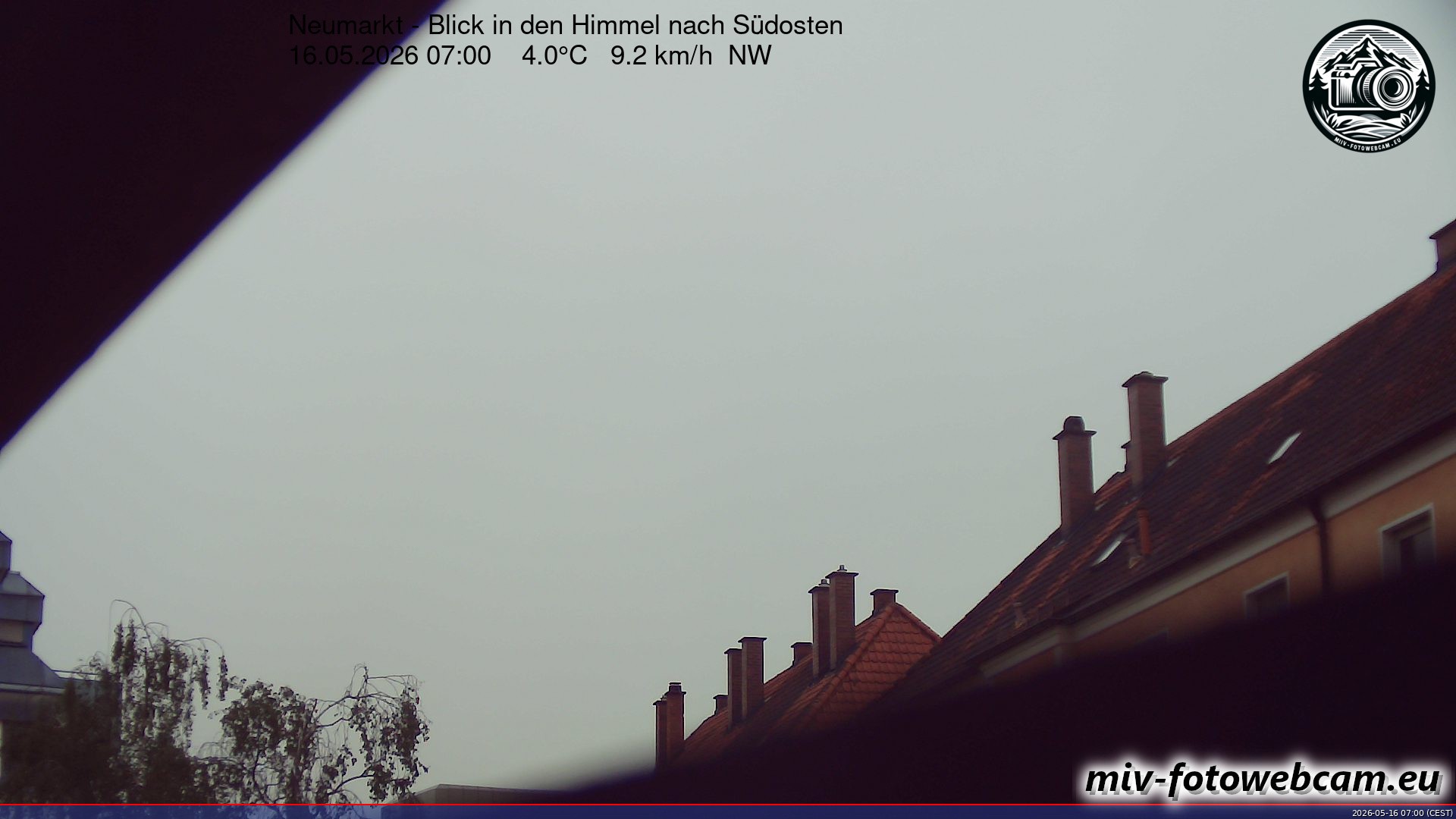 Archiv Foto Neumarkt in der Oberpfalz: Wetter-Webcam Richtung Südosten