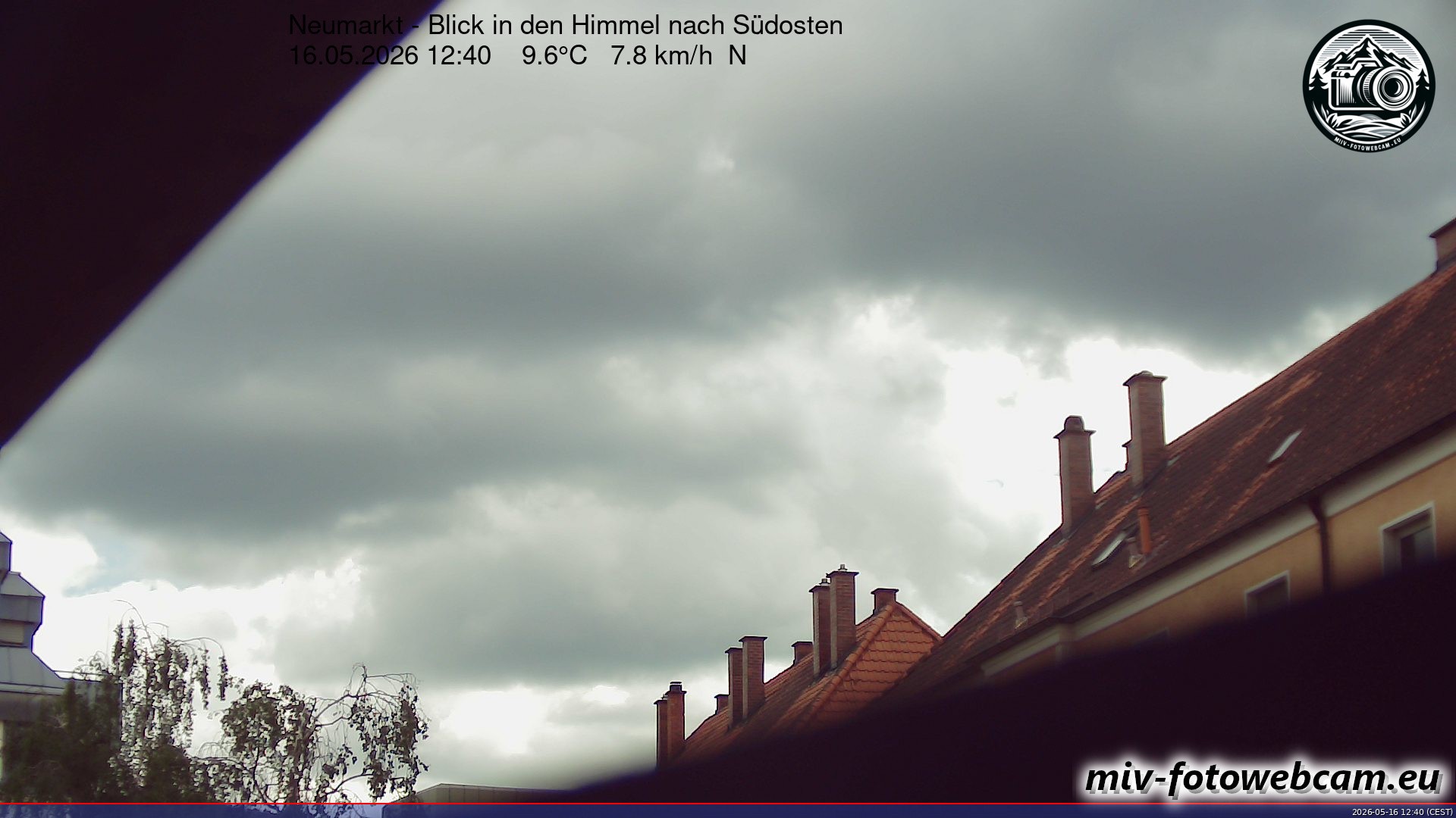 Archived image Webcam Neumarkt: Cam south east