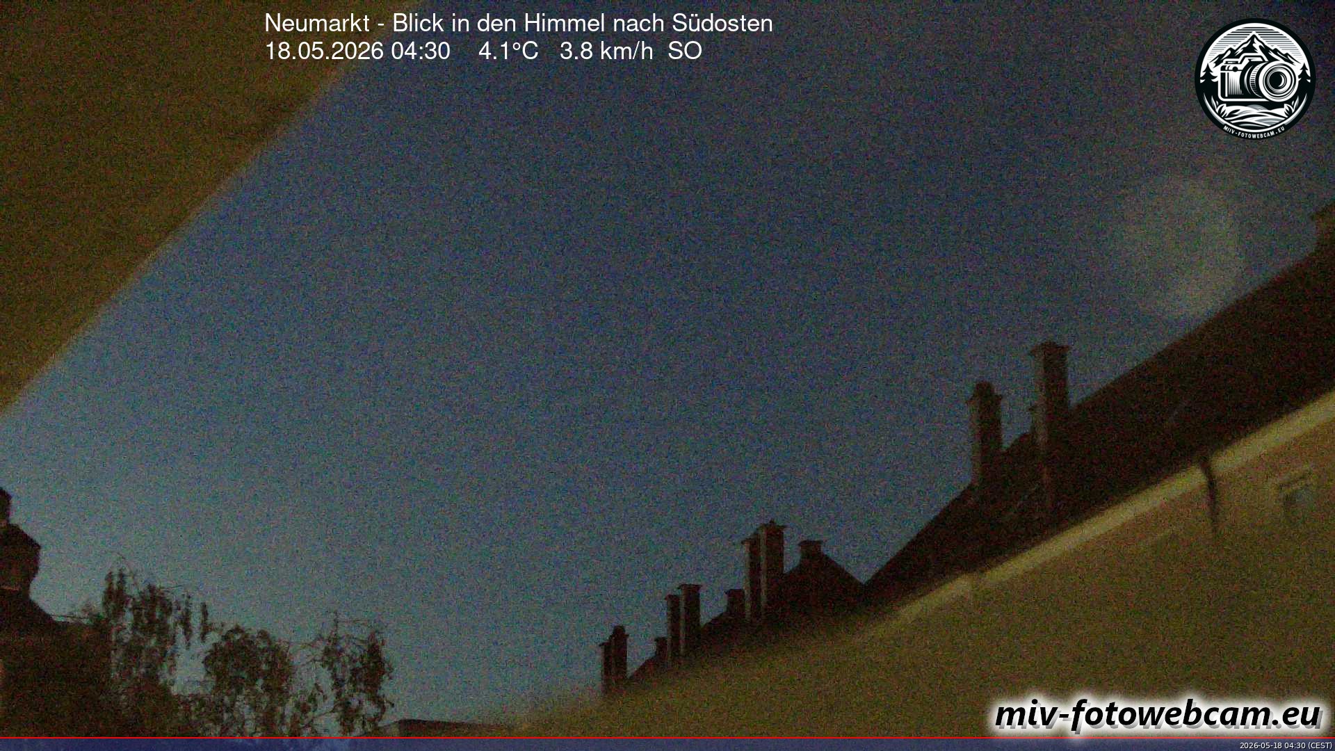 Archiv Foto Neumarkt in der Oberpfalz: Wetter-Webcam Richtung Südosten